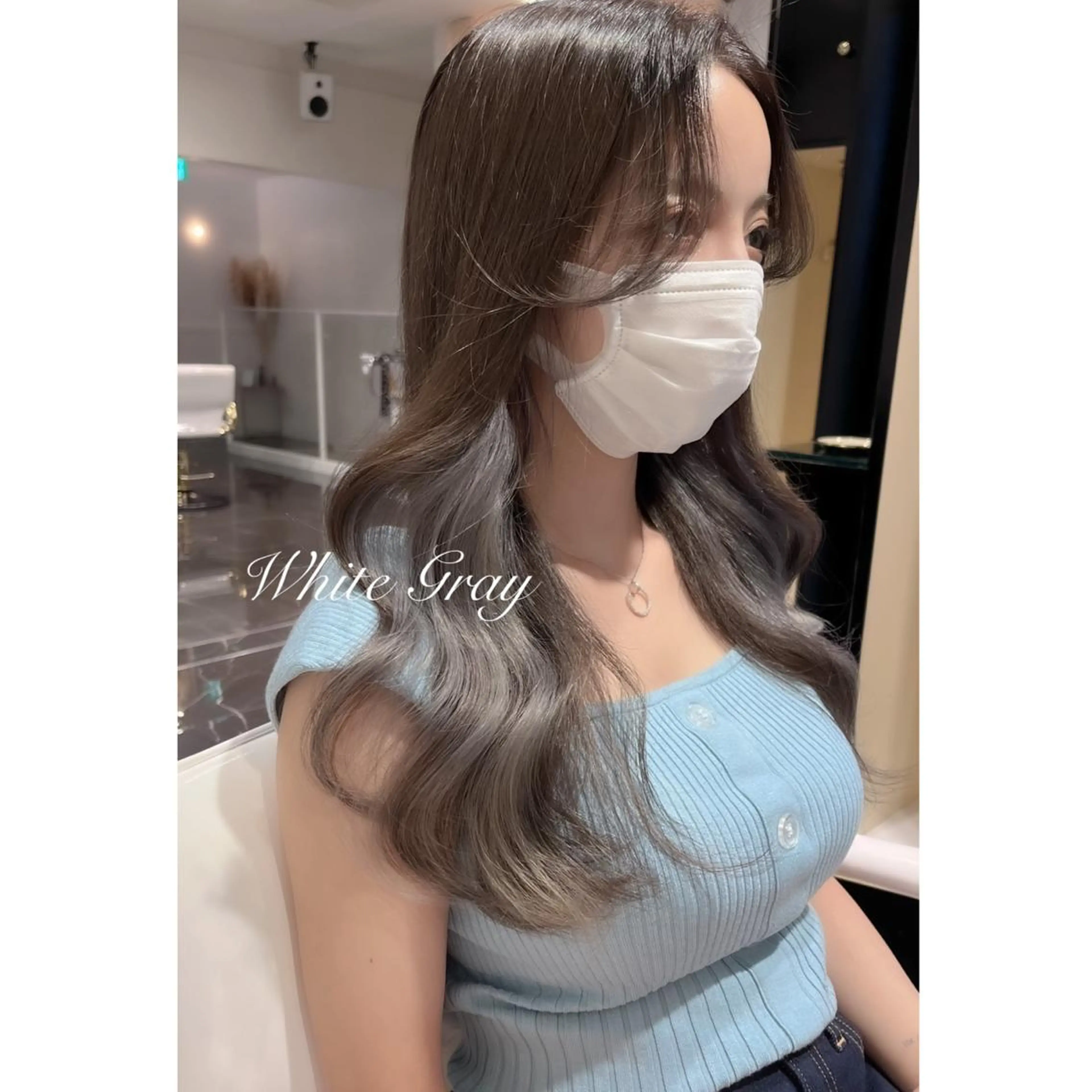 ロング カラー ブリーチ ヘアカラー LOTTA CUCCI所属・miyu /トレンド カラー×艶髪のヘアスタイル