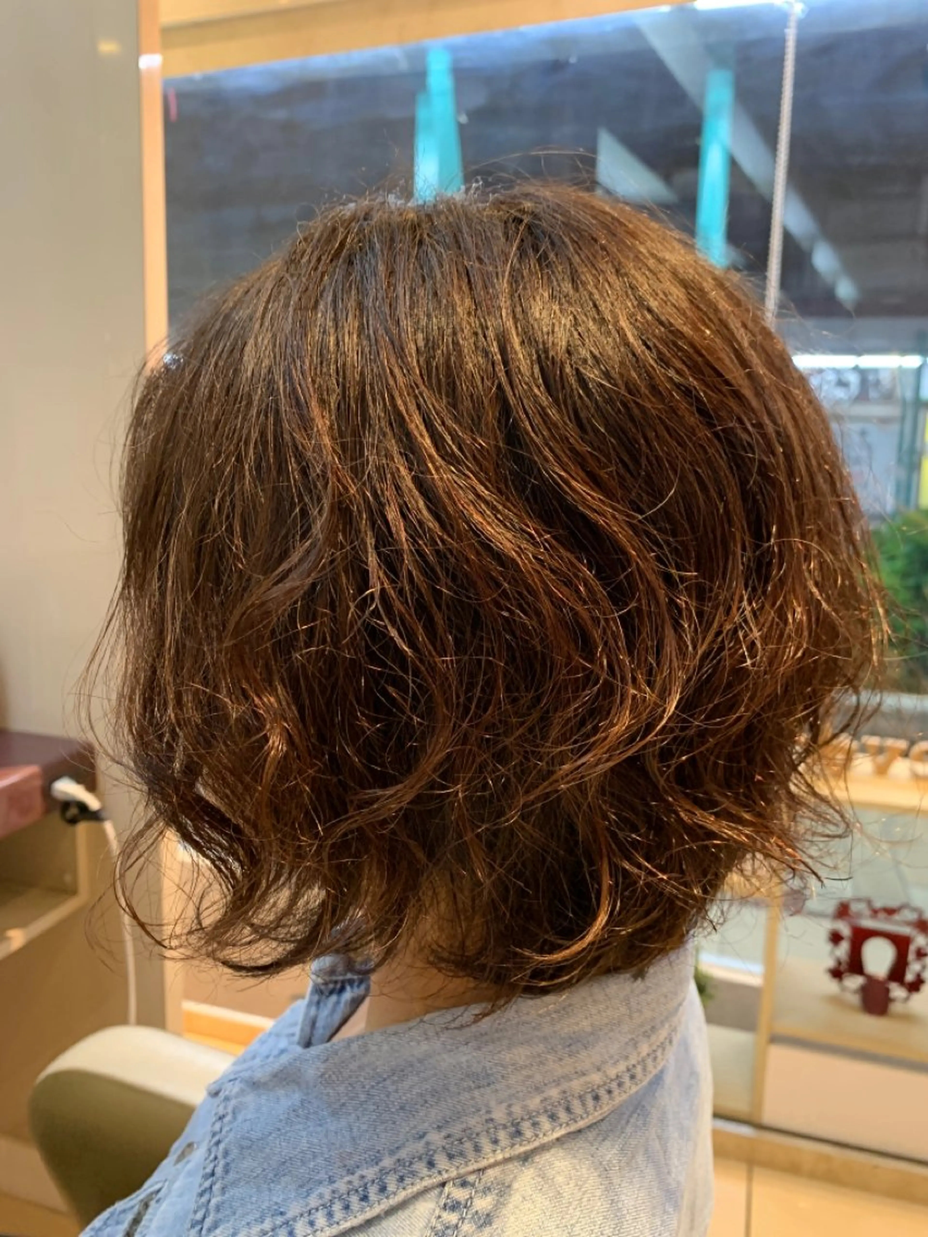 ショート パーマ 大島 裕也のヘアスタイル