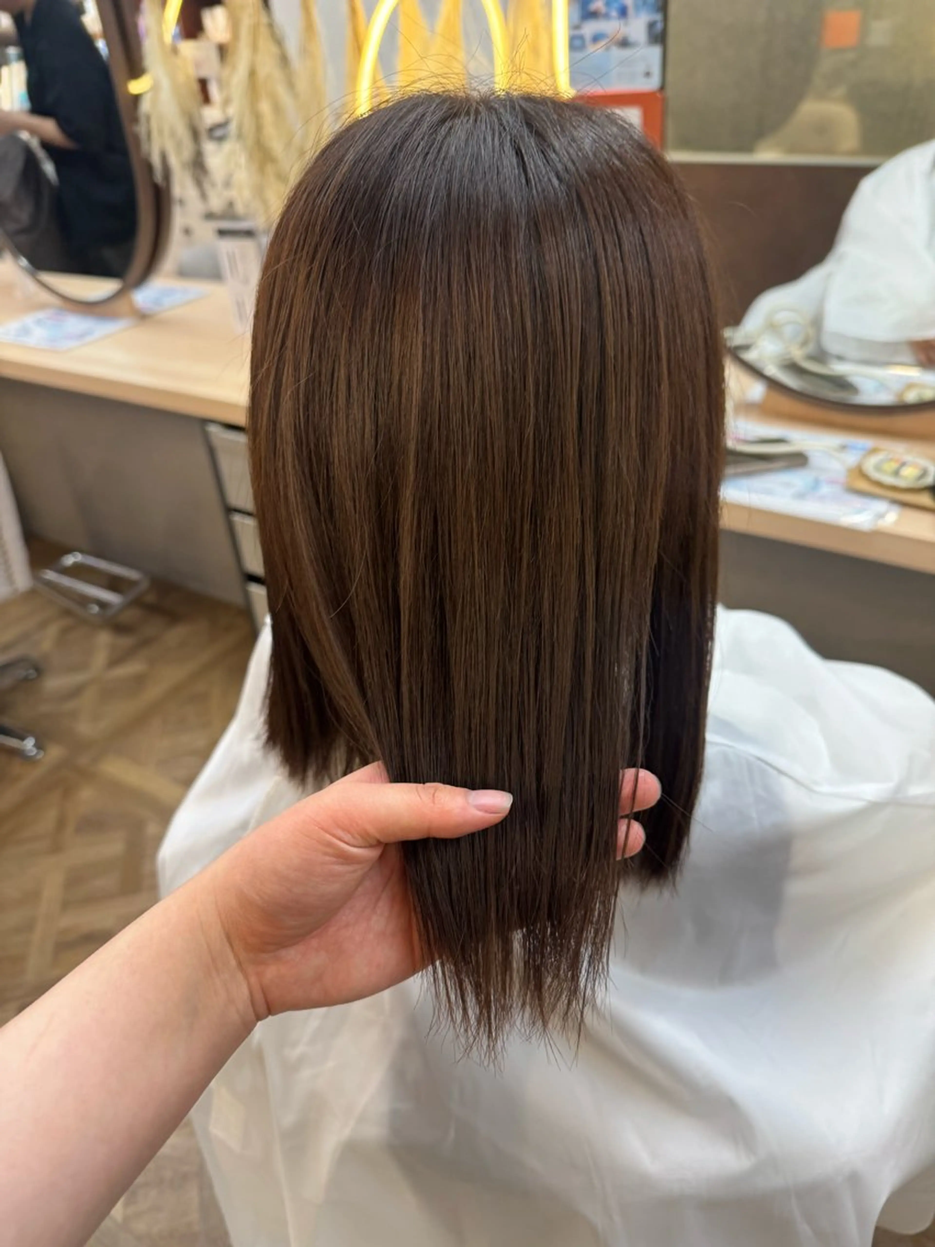 ミディアム カラー Ayaka 福岡美容師のヘアスタイル