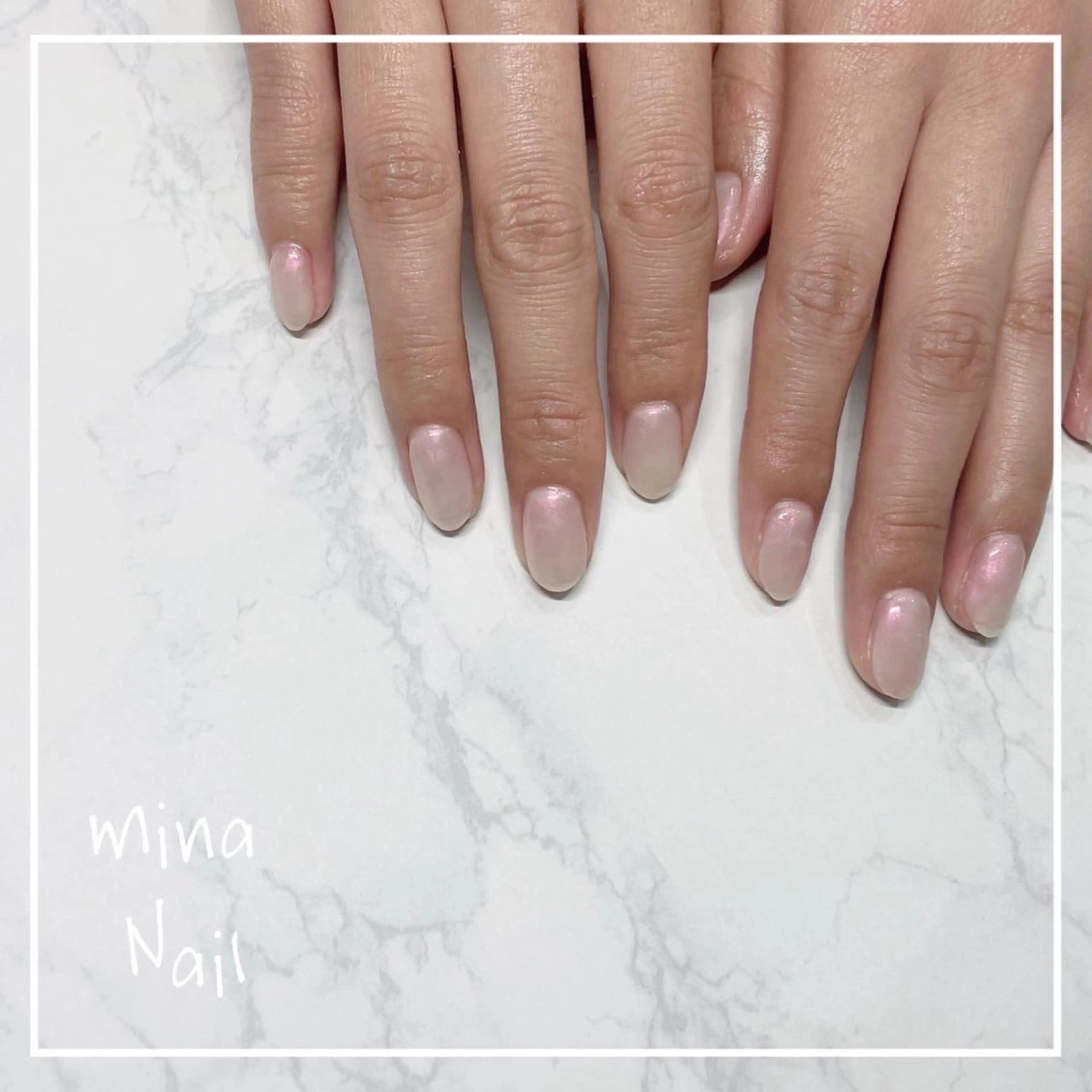 ネイル ホワイト mina Nailのネイルデザイン