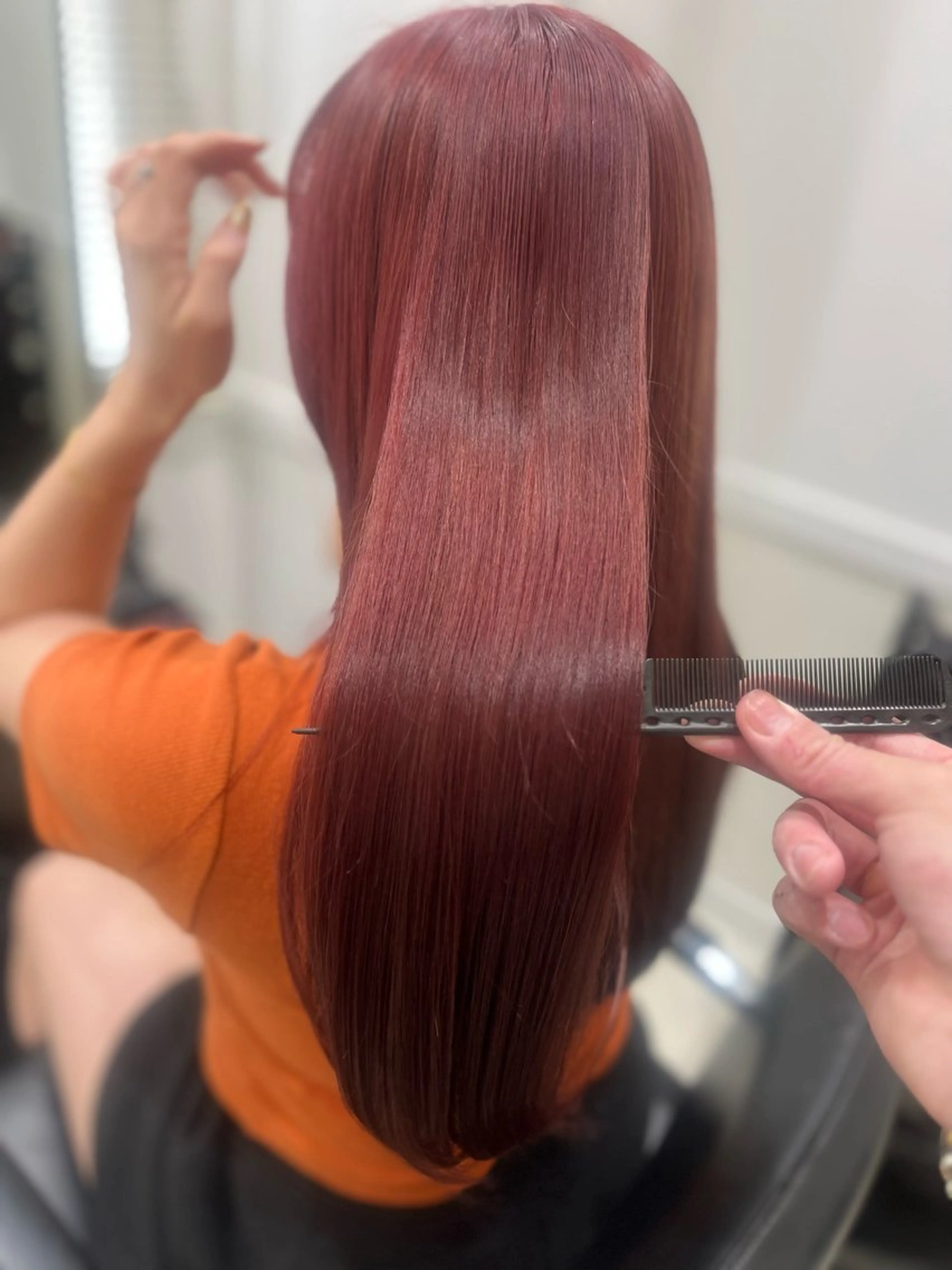 ロング カラー 髪質改善 ロング トリートメント ヘアカラー トリートメント Go   Today シェアサロン　横浜店所属・【ただの天才 🎨】のヘアスタイル