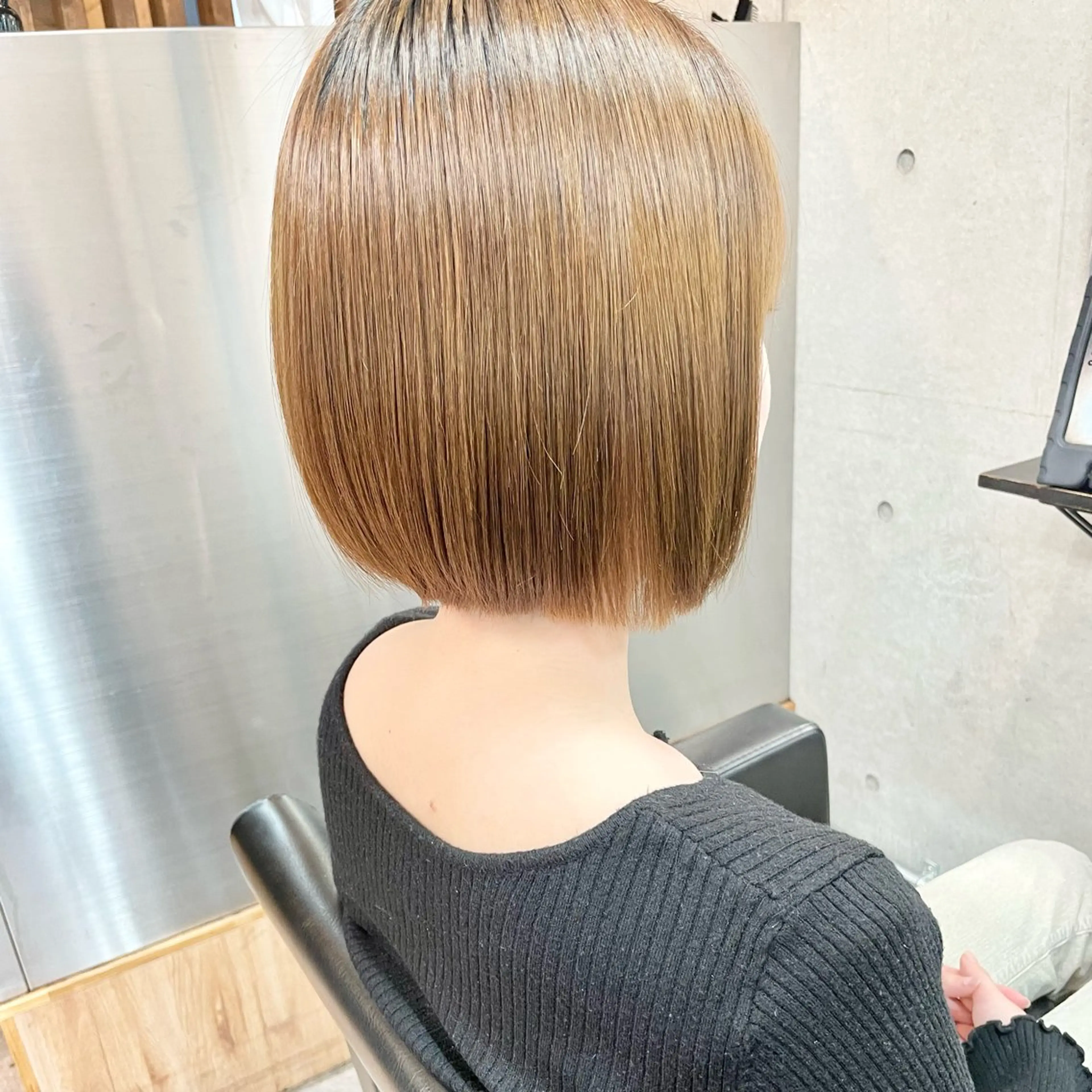 ショート パーマ ボブ 髪質改善 縮毛矯正 酸性ストレート ストレートパーマ カット 縮毛矯正 トリートメント ショートボブ縮毛矯正 髪質改善のプロ山道潤のヘアスタイル