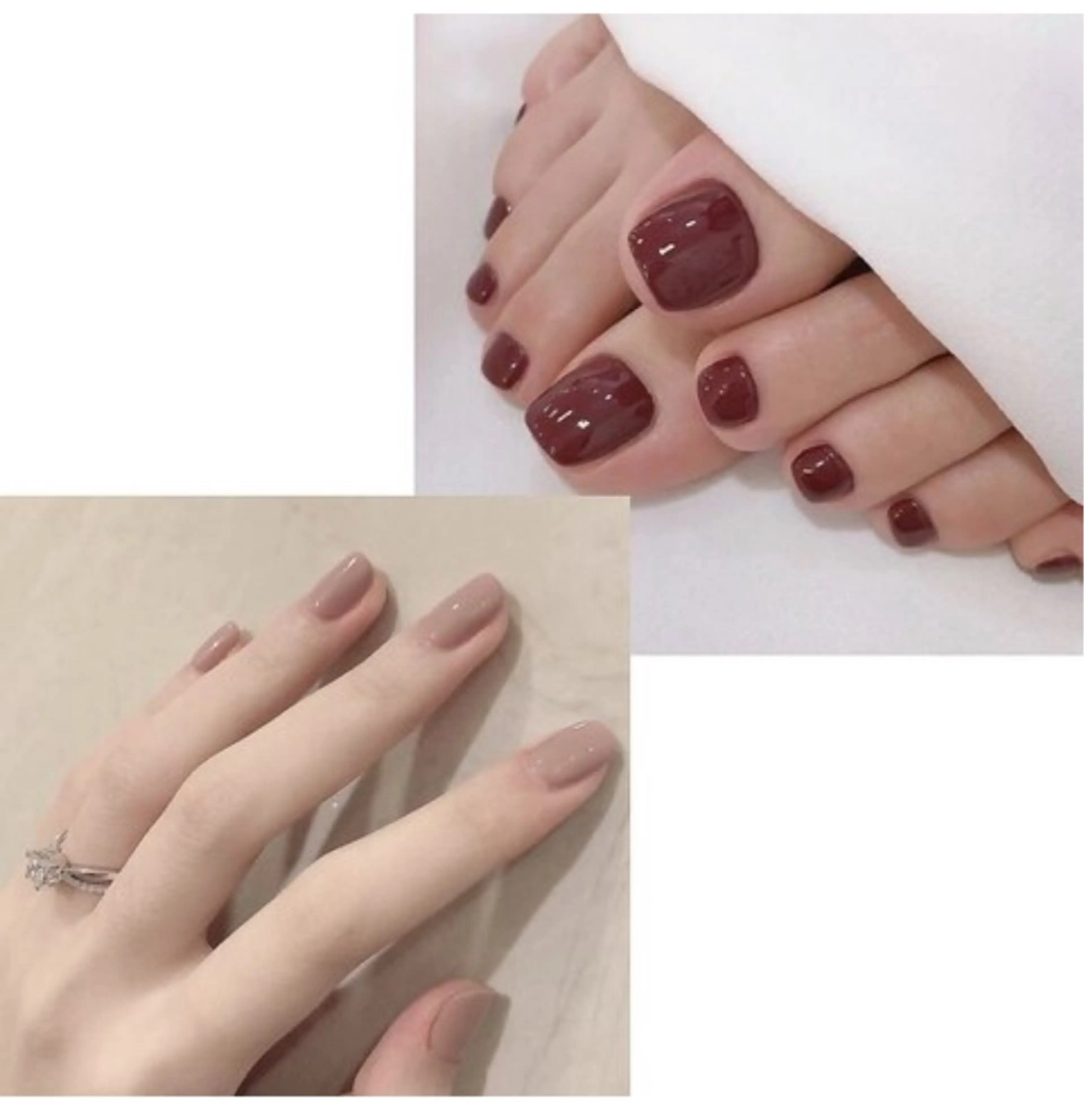 【ハンド&フット】ワンカラー🉐セット¥7000⭐︎オフ無料の写真