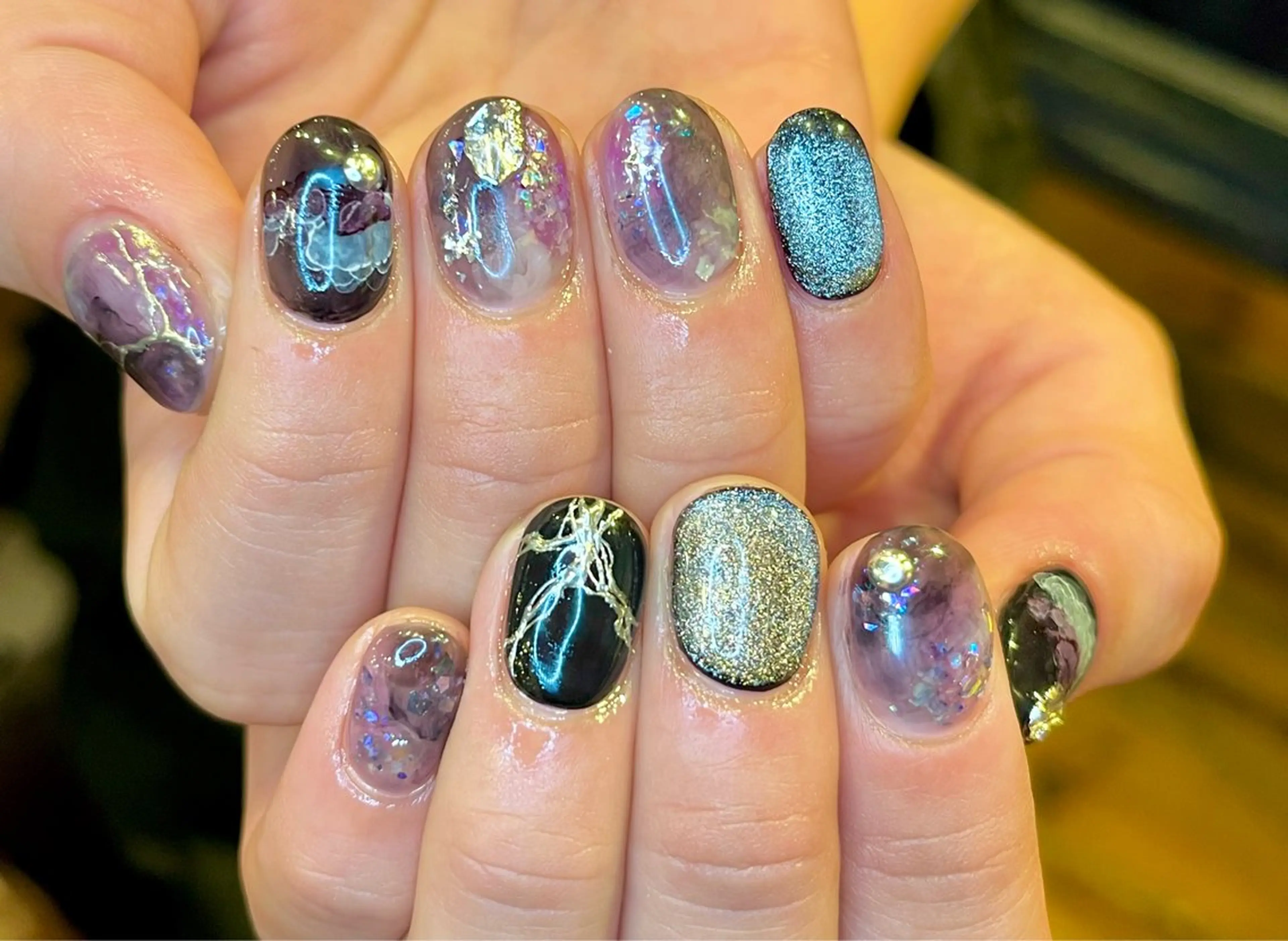 ネイル アートネイル オフィスネイル ワンカラーネイル ショートネイル ネイルサロン　リリーブランシュ所属・森 瑞紀のネイルデザイン