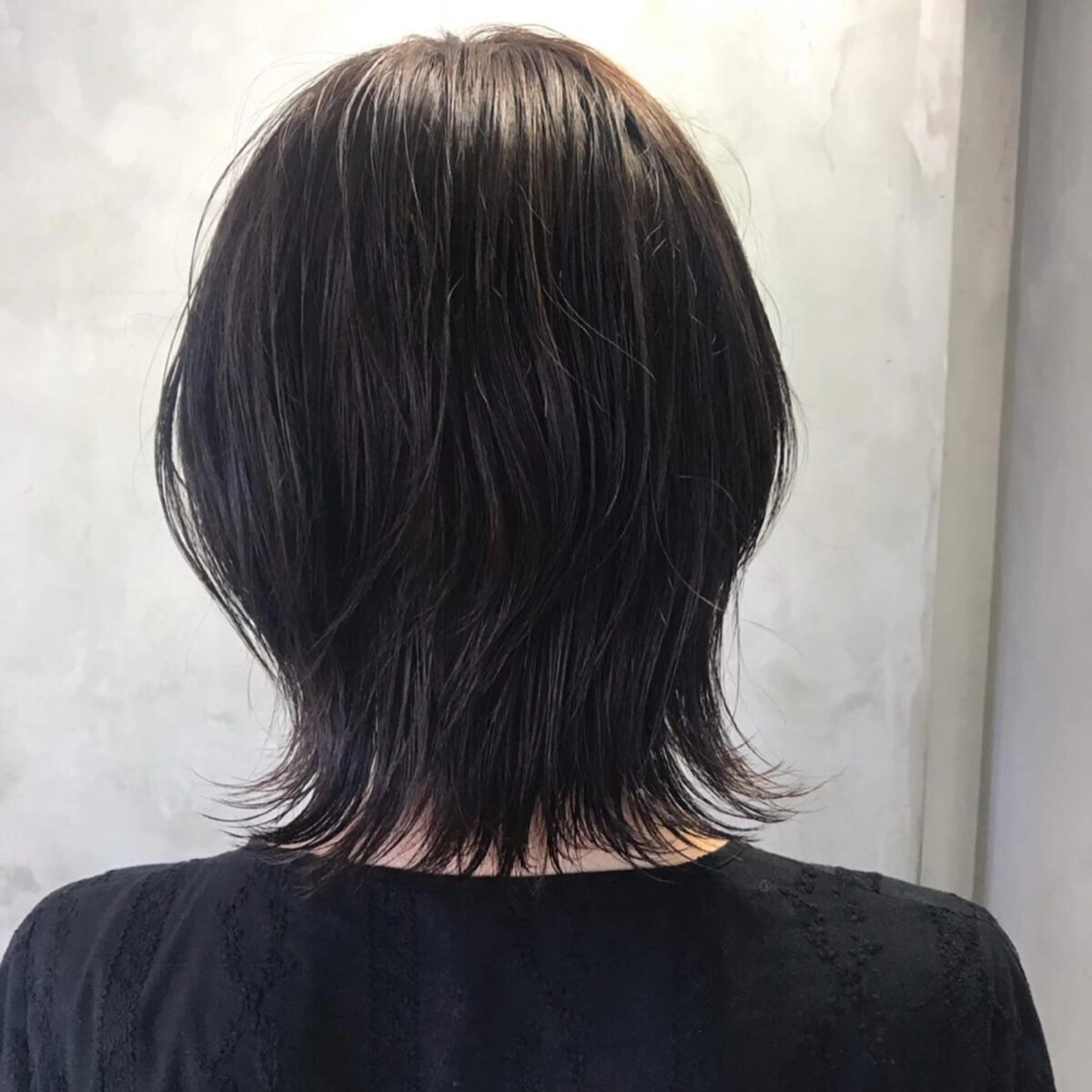 ミディアム カラー ヘアアレンジ ウルフカット stylist/蛯谷 珠里のヘアスタイル