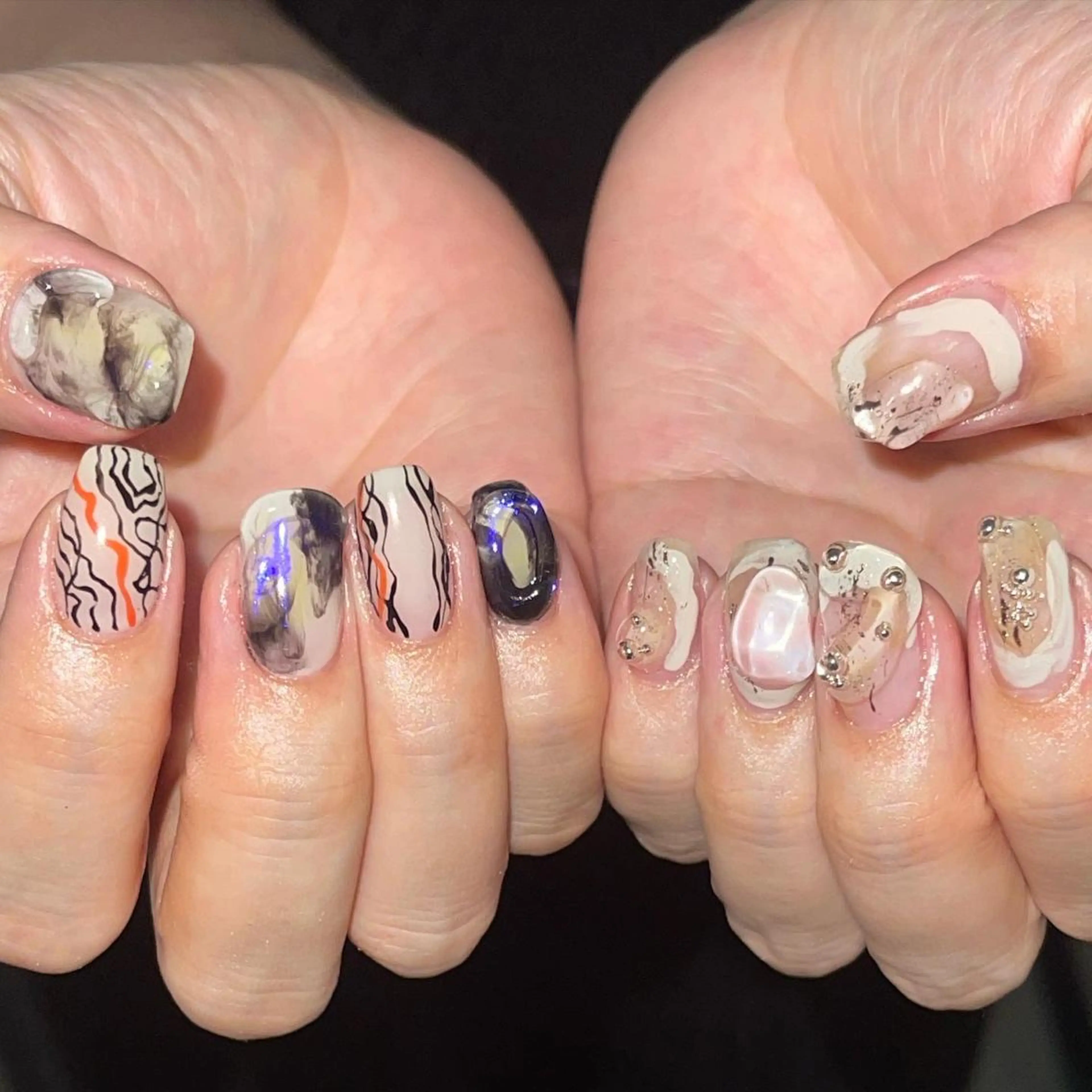 ネイル 8113 海外/y2k/韓国のネイルデザイン