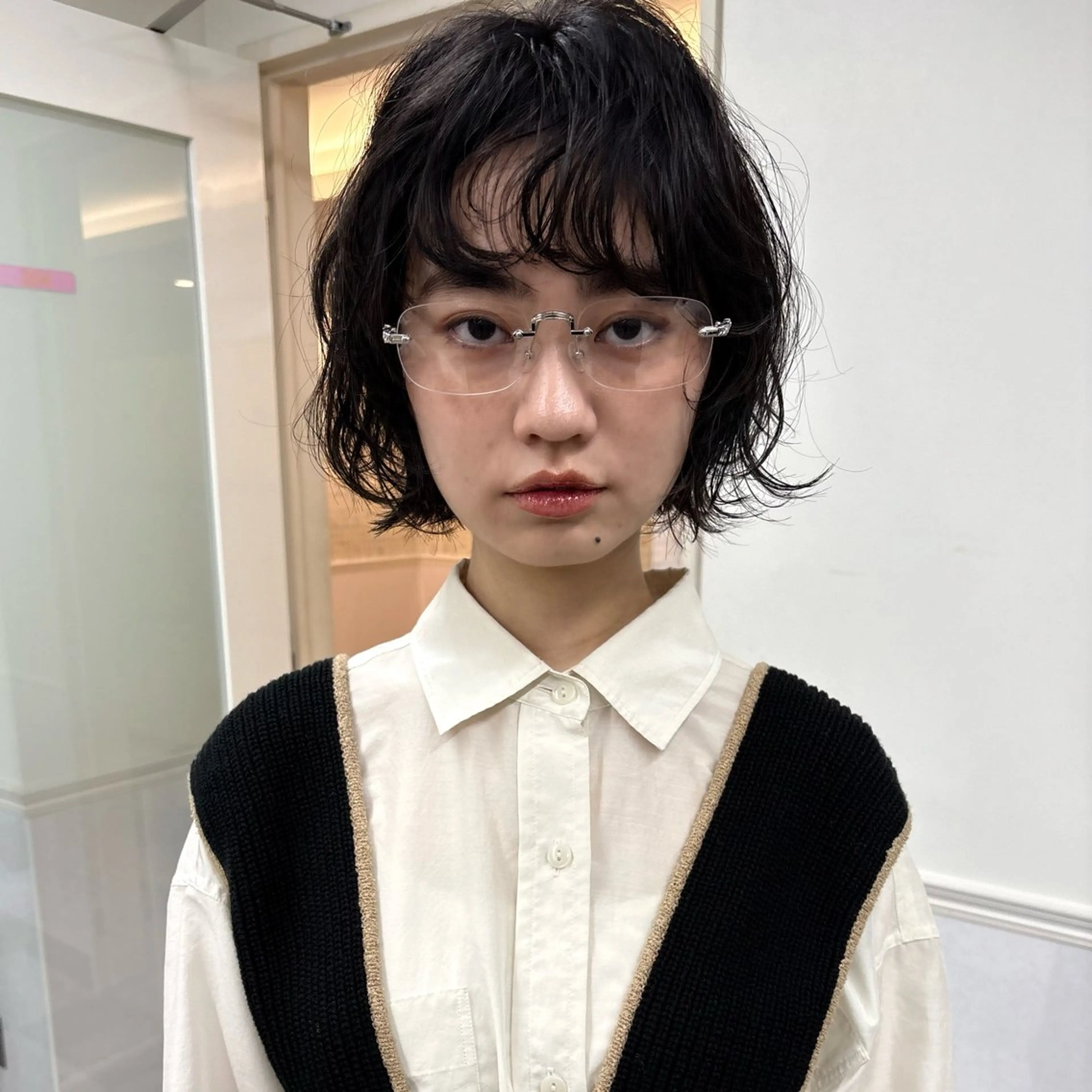 ショート パーマ カット パーマ トリートメント ショート/ボブ /パーマ🌿柏原良亮のヘアスタイル