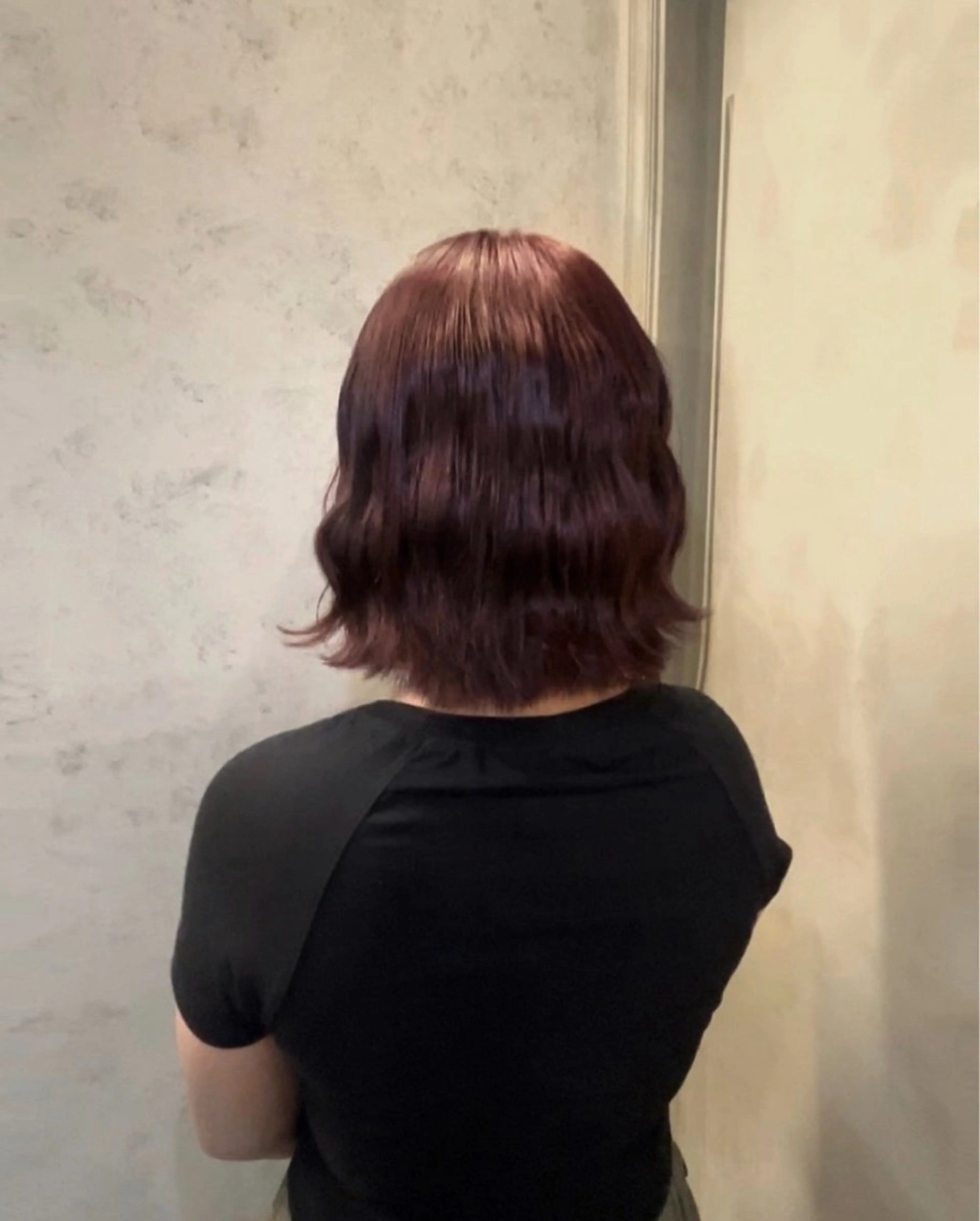 ミディアム 韓国風ヘア lanugo サヤカのヘアスタイル