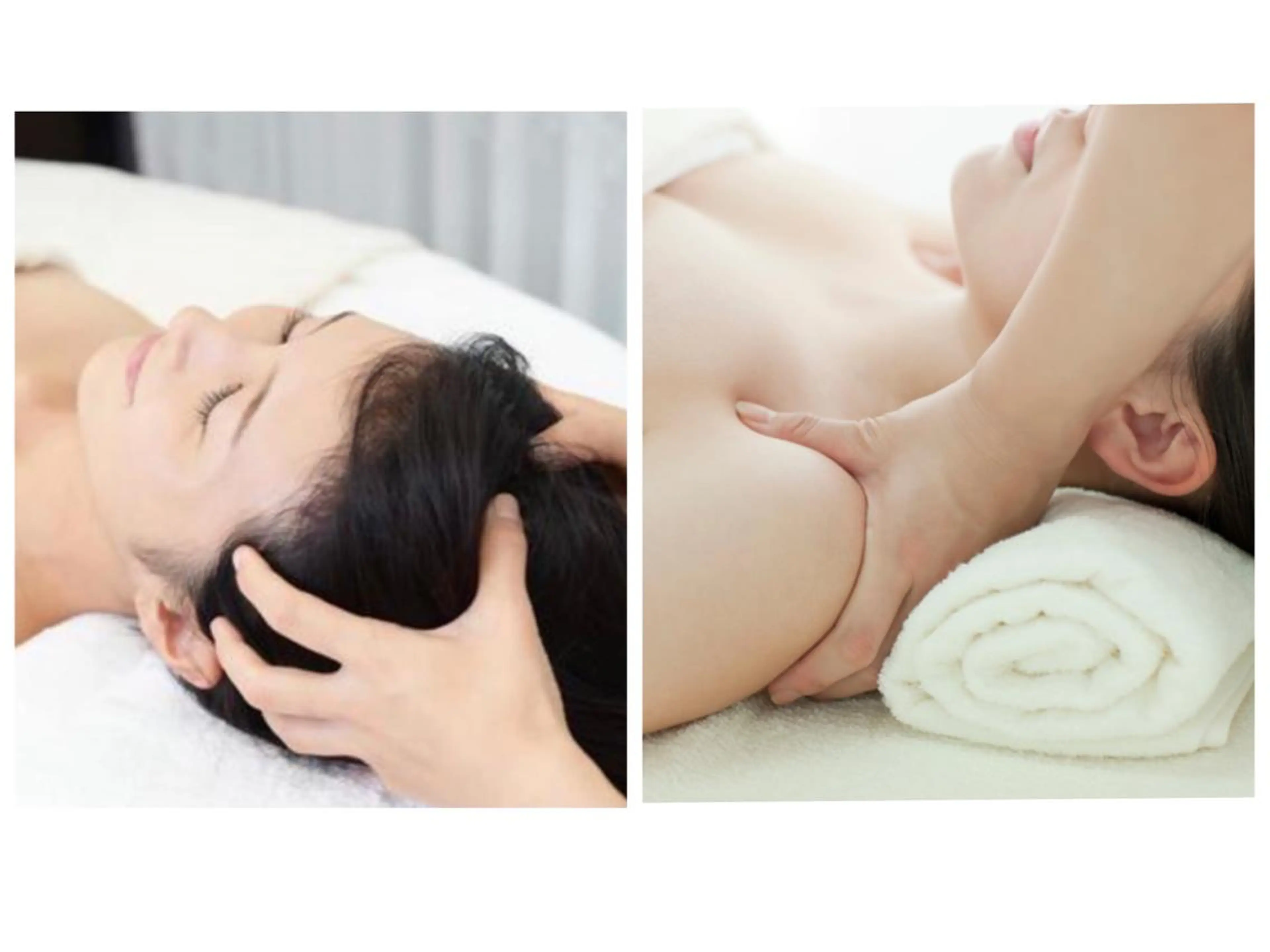 ドライヘッド+デコルテオイルトリートメント（首/肩/鎖骨周り/肩甲骨）の写真