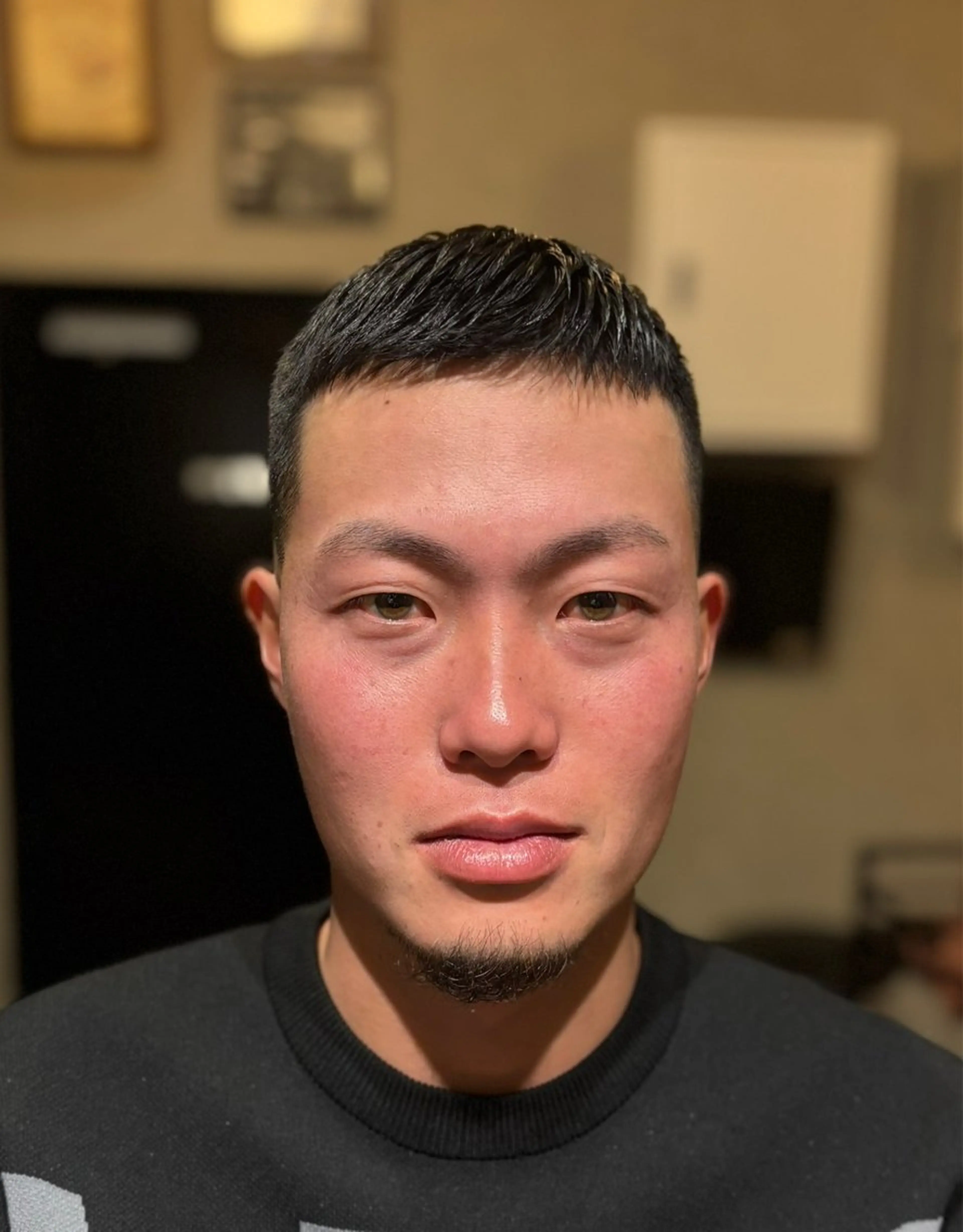 ショート メンズ フェードカット スキンフェード 東 峻平のヘアスタイル