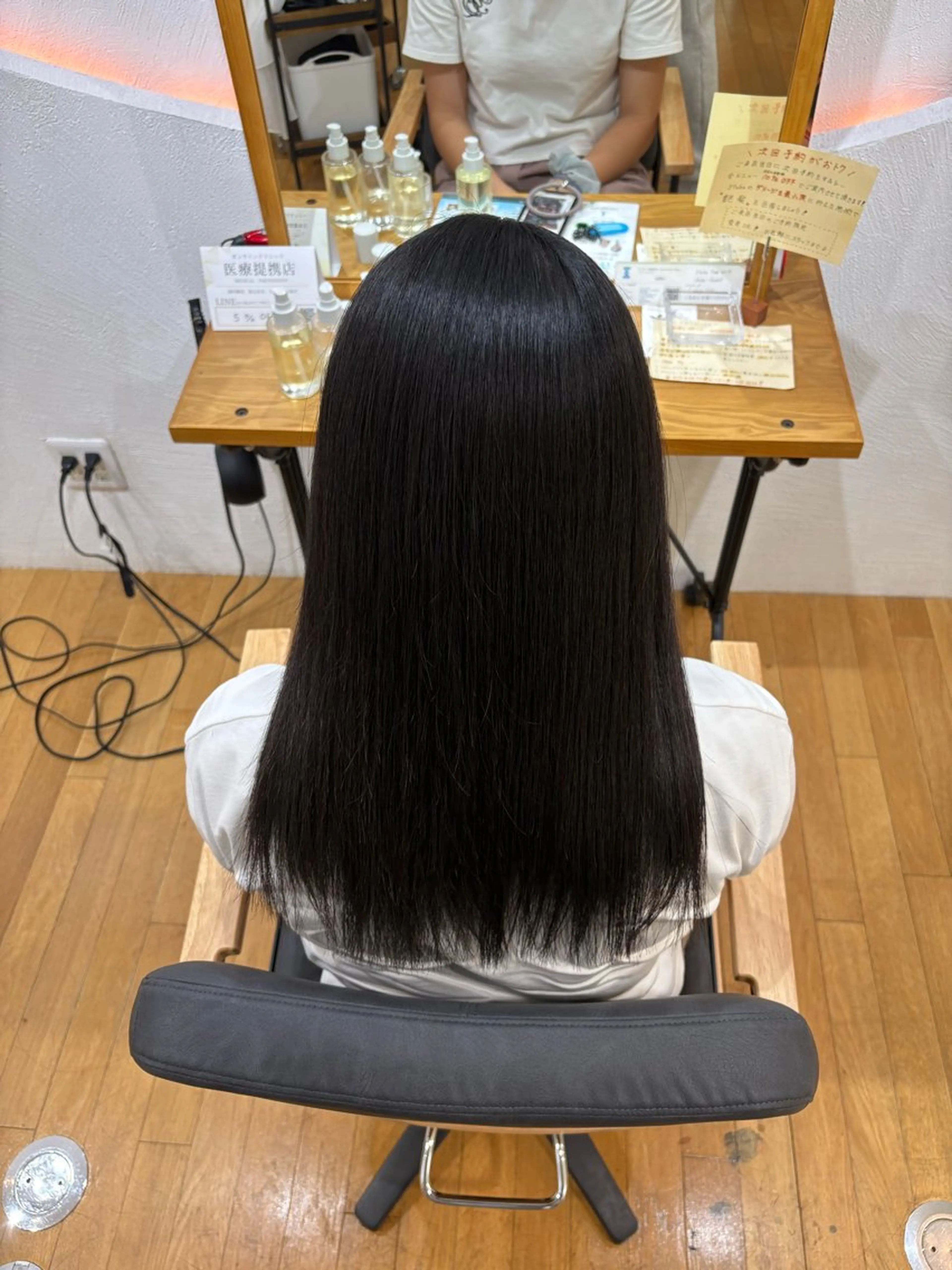 ロング カット 縮毛矯正 トリートメント 西元 群/艶髪/髪質改善のヘアスタイル