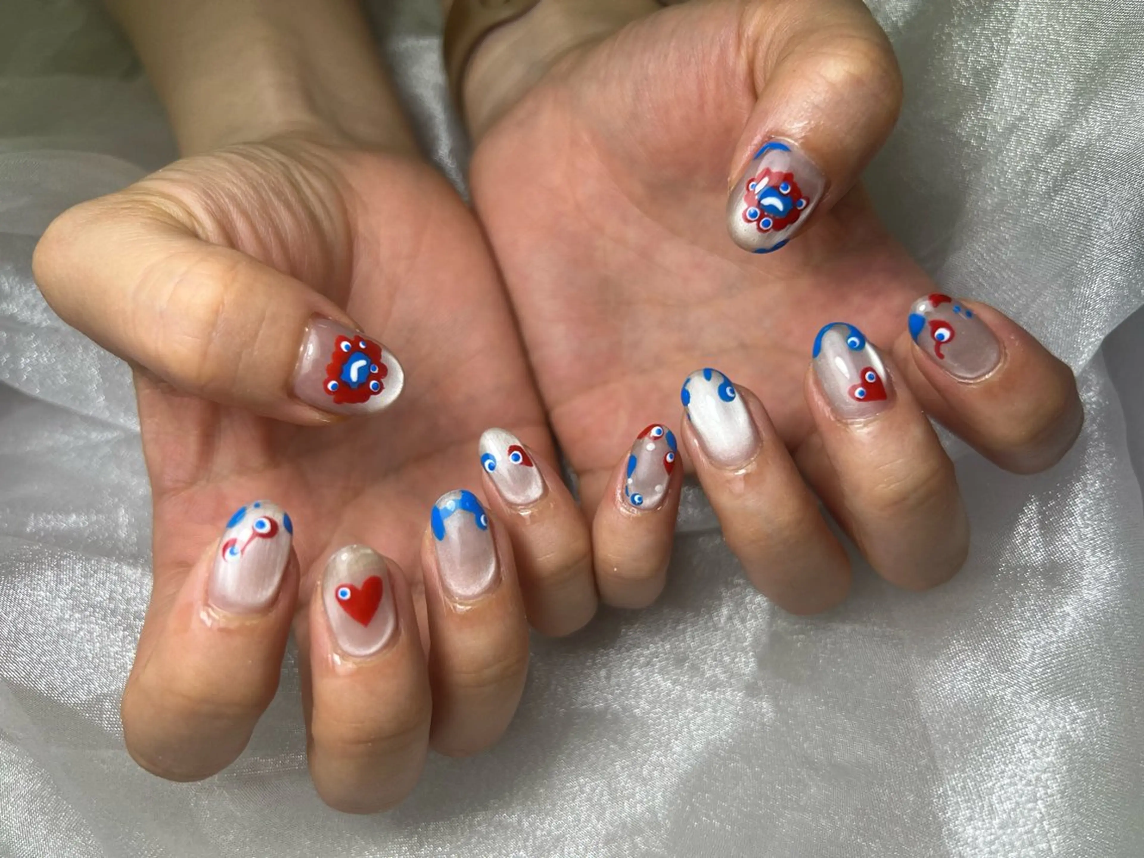 ネイル ハンドネイル Mana‪ ‪·͜· ❤︎‬のネイルデザイン