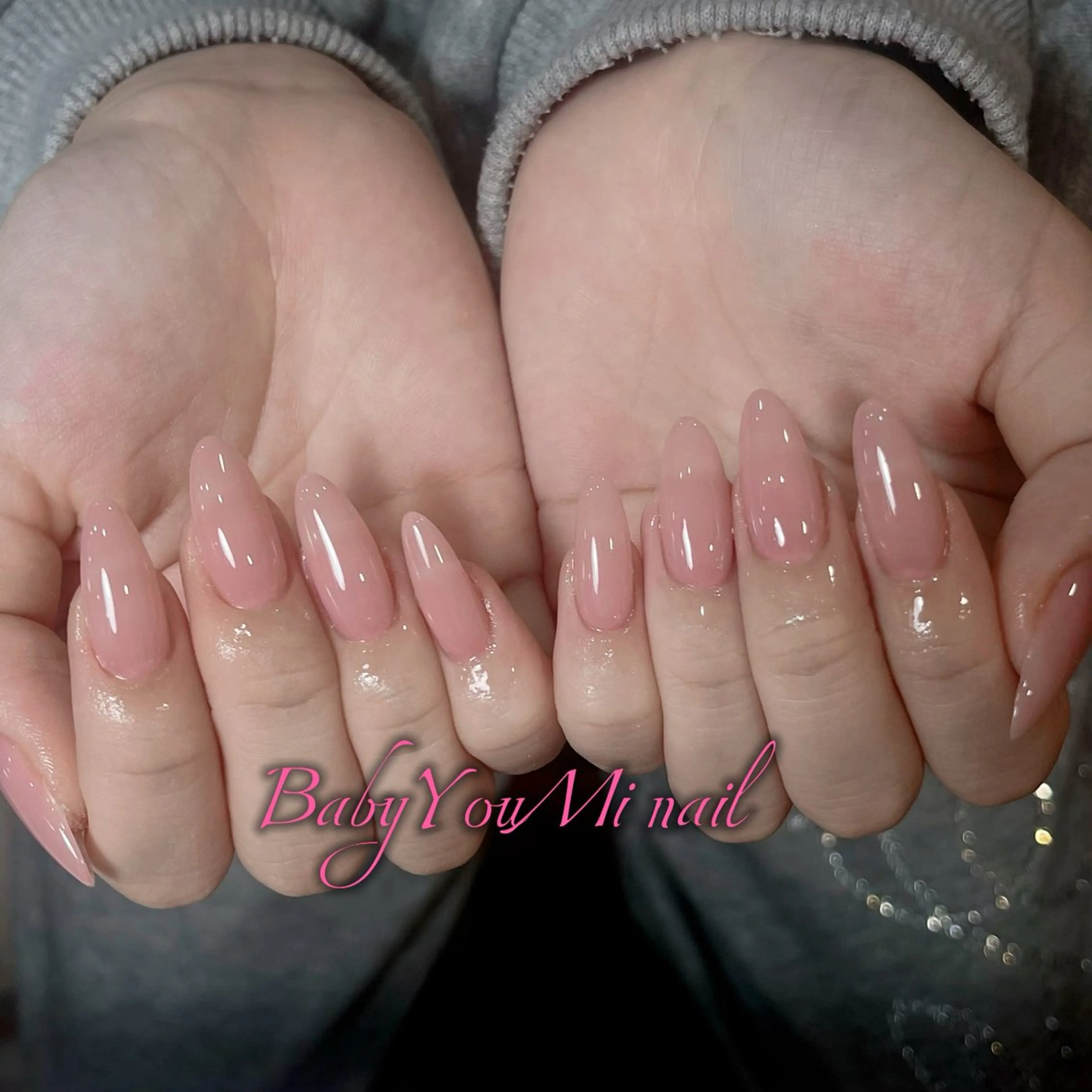 ネイル オーロラネイル フラワーネイル フットネイル フレンチネイル ジェルネイル ハンドネイル BabyYouMi ねねのネイルデザイン