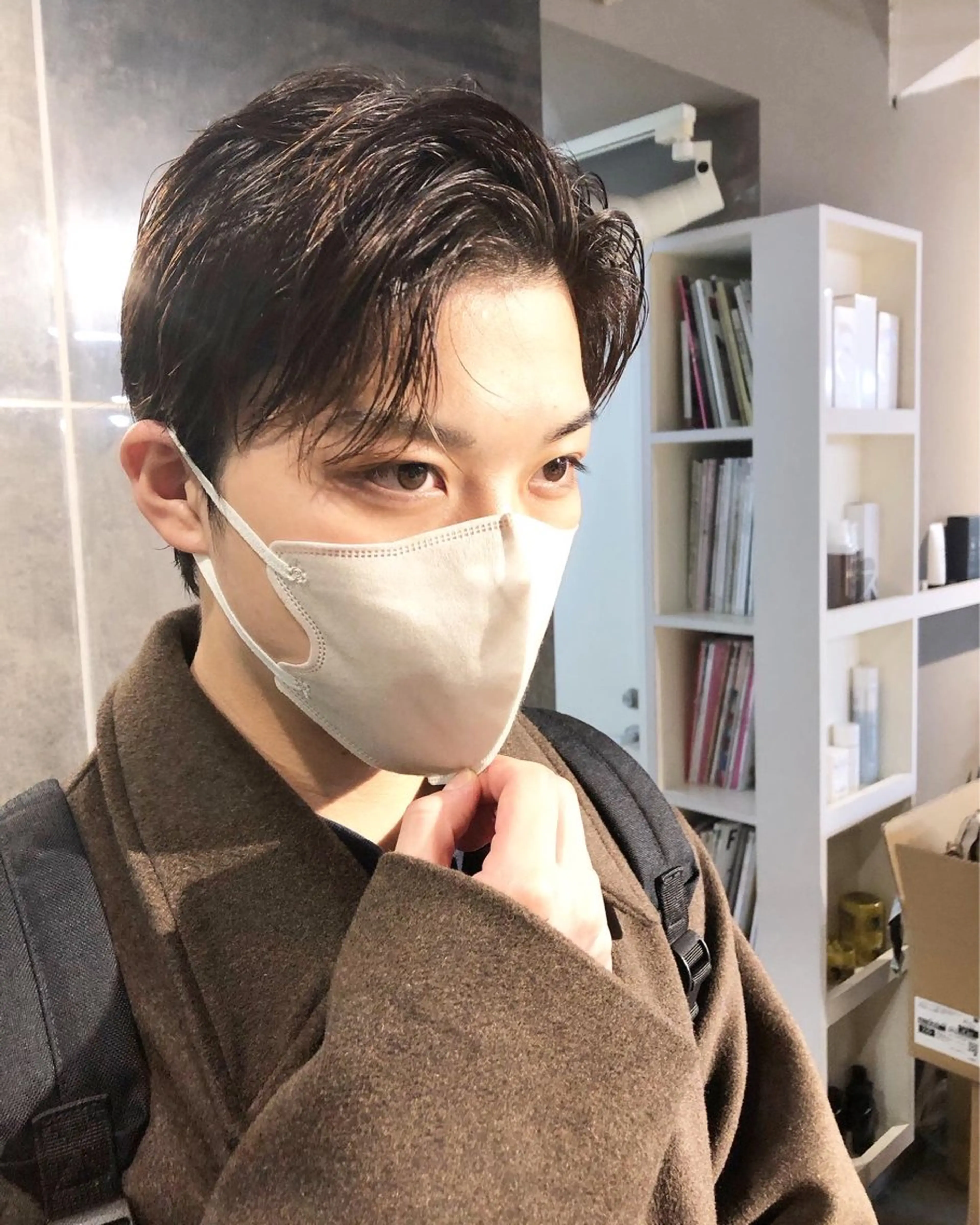 ヘアアレンジ メンズ メンズパーマ カット トリートメント ヘアセット ainico+所属・メンズ特化✂️栗原 侑也のヘアスタイル