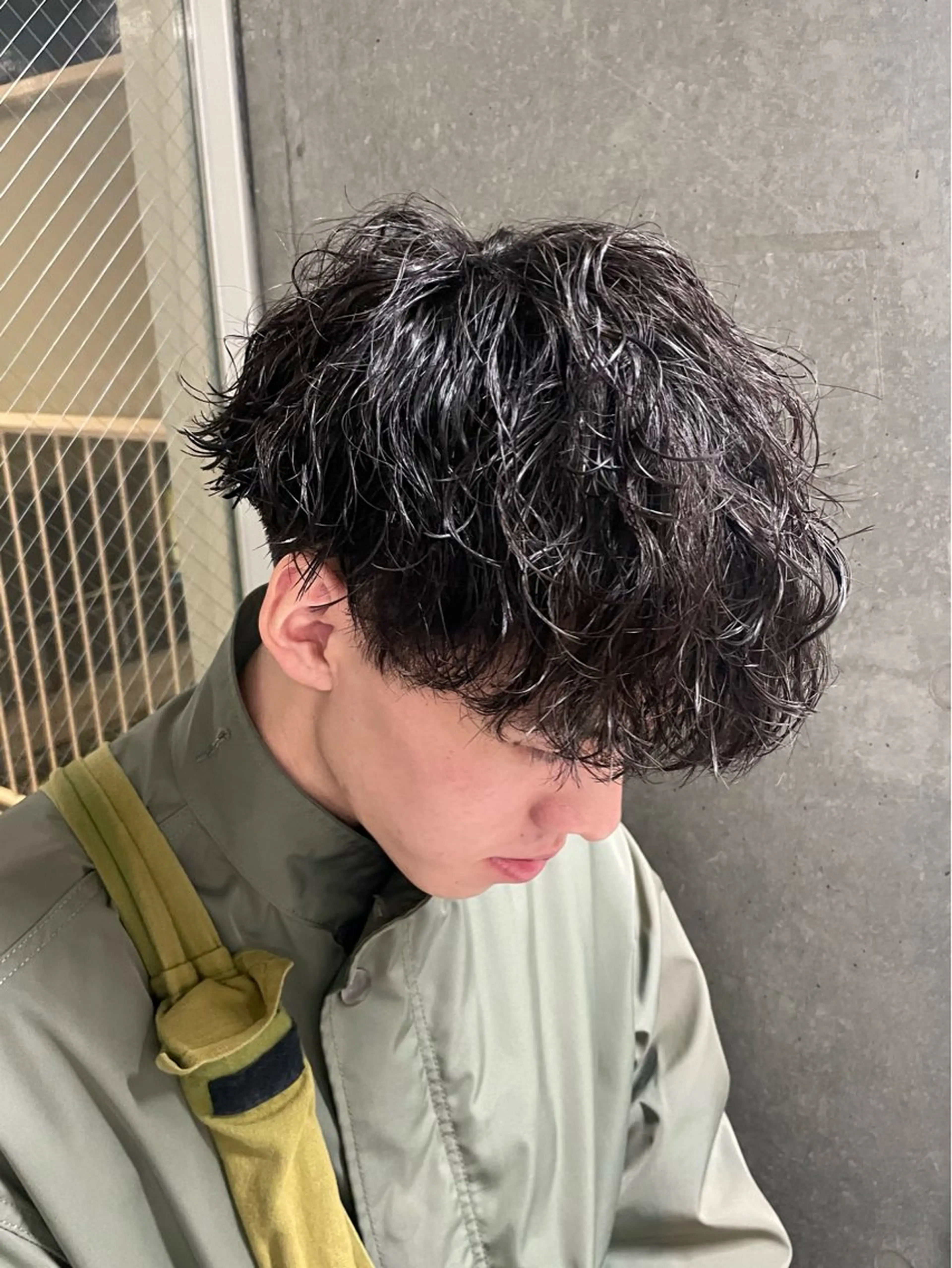 パーマ メンズ カット パーマ トリートメント ヘッドスパ ヘアセット メンズモテパーマ💙 fuwaのヘアスタイル