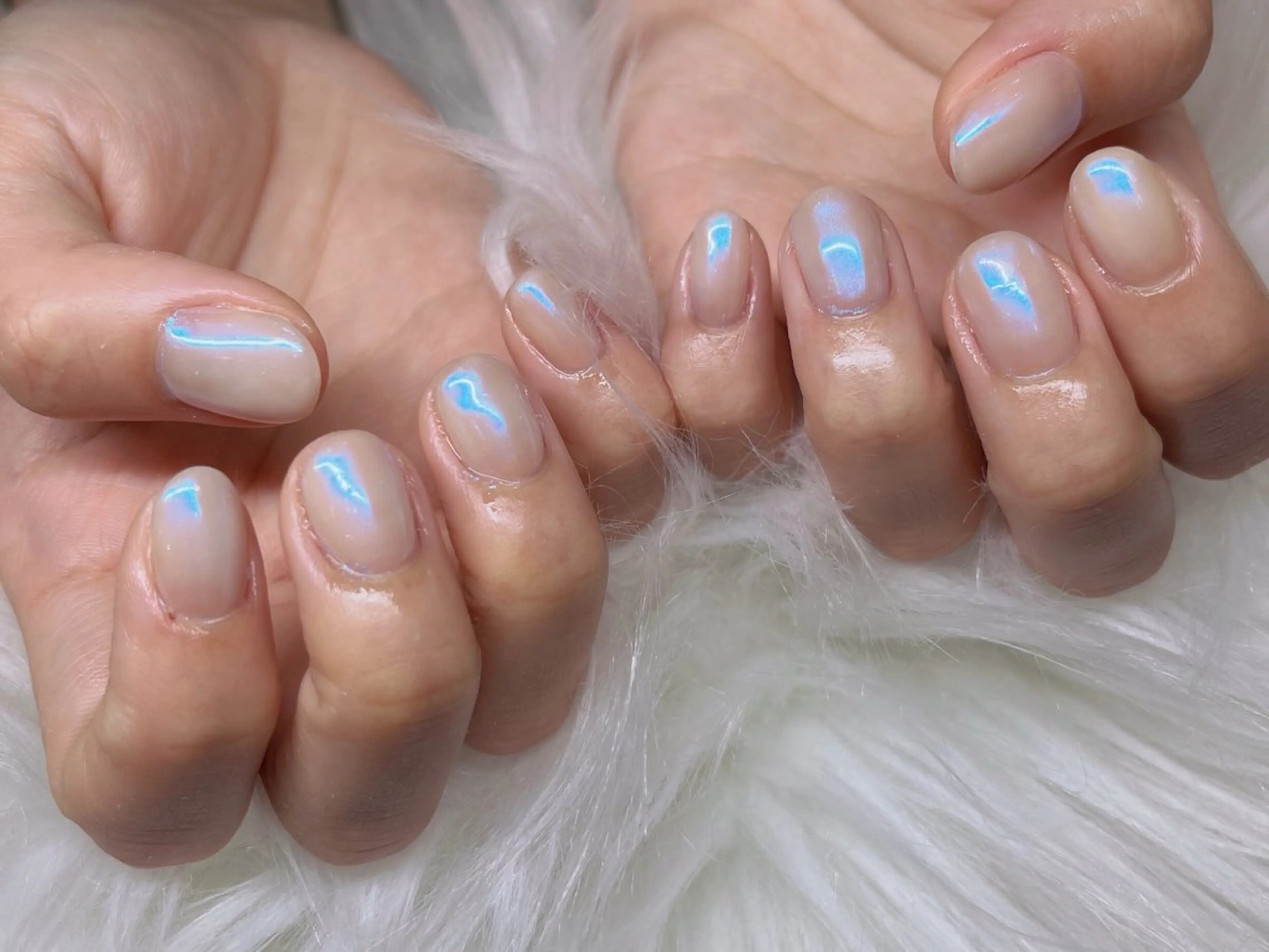 ネイル オーロラネイル ミラーネイル arl nail💅yuriのネイルデザイン