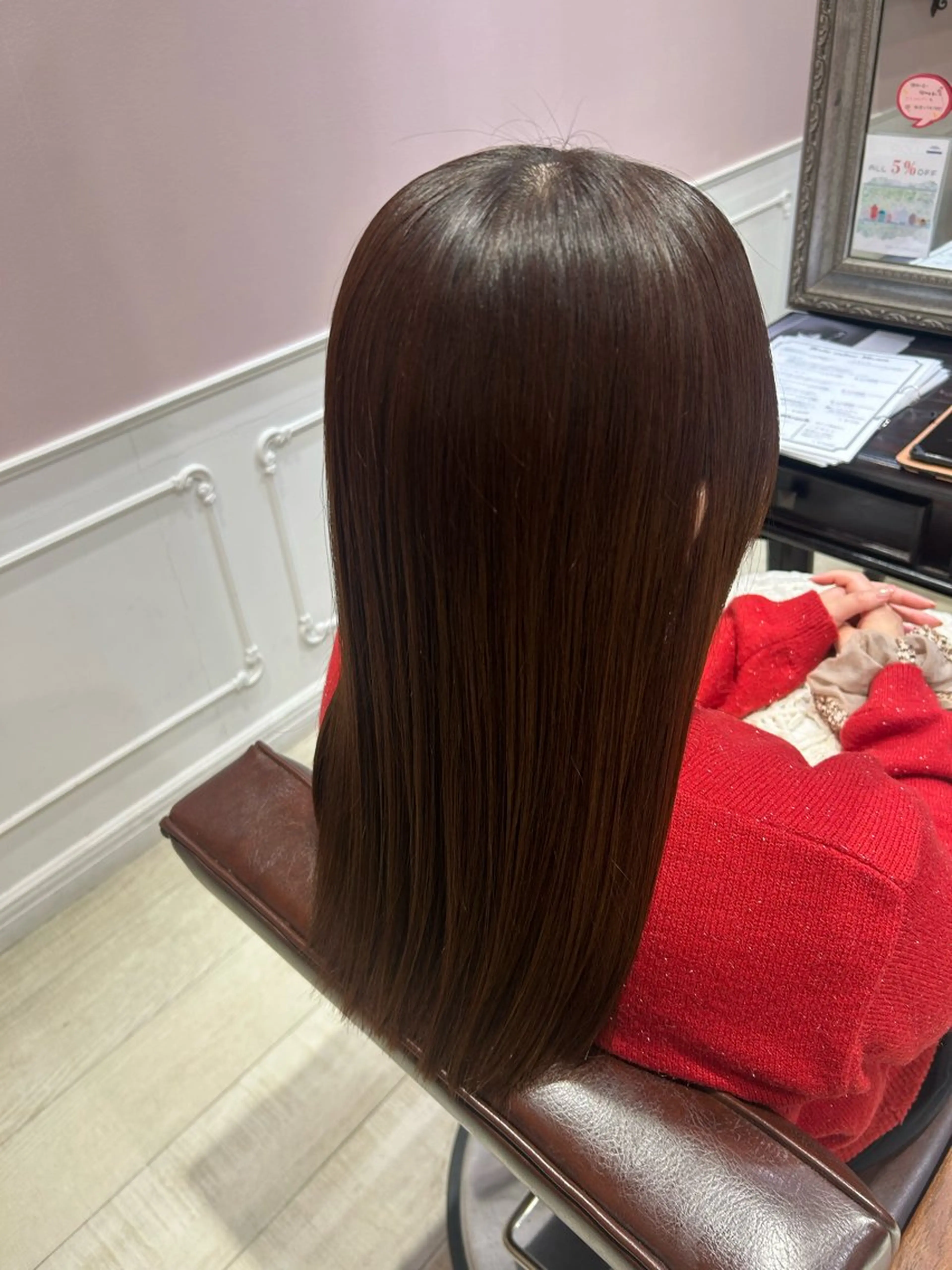 🧴💗【ダメージレスカラー×最高の手触り】イノアカラー+4STEPトリートメントの写真