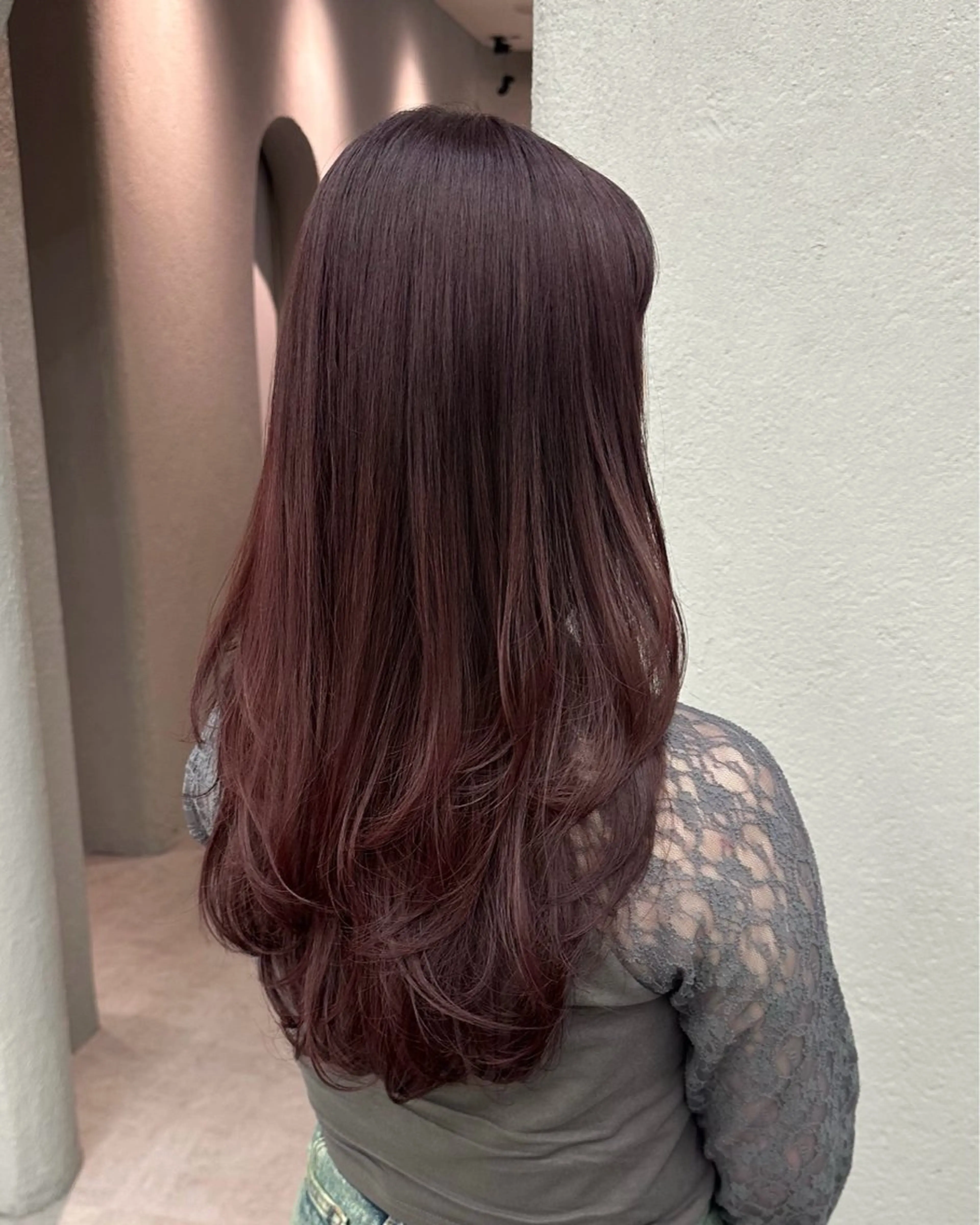 ロング カラー 高松 沙耶のヘアスタイル