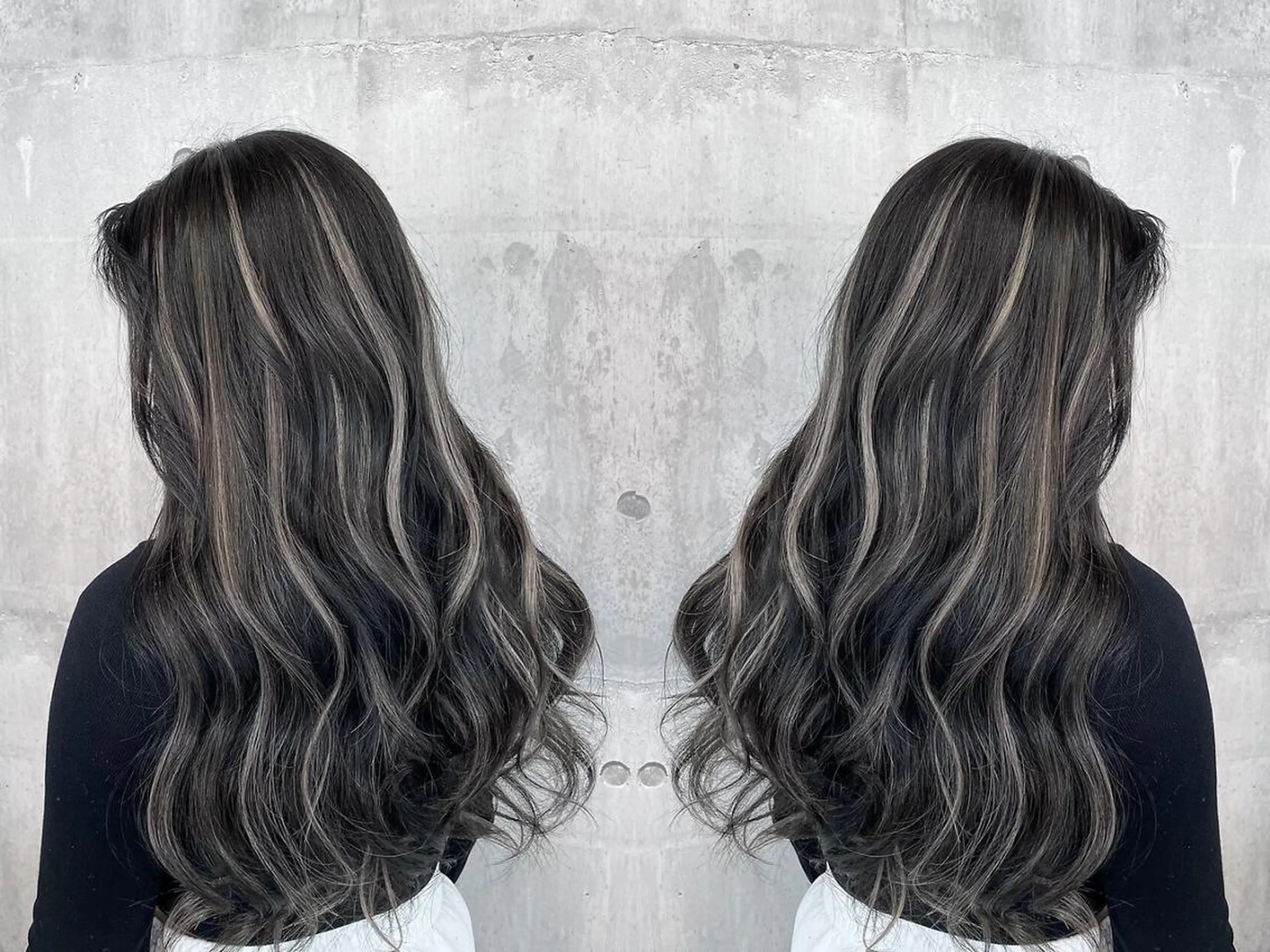 3Dハイライト（ハイライトブリーチ15枚＋オンカラー）+カットの写真