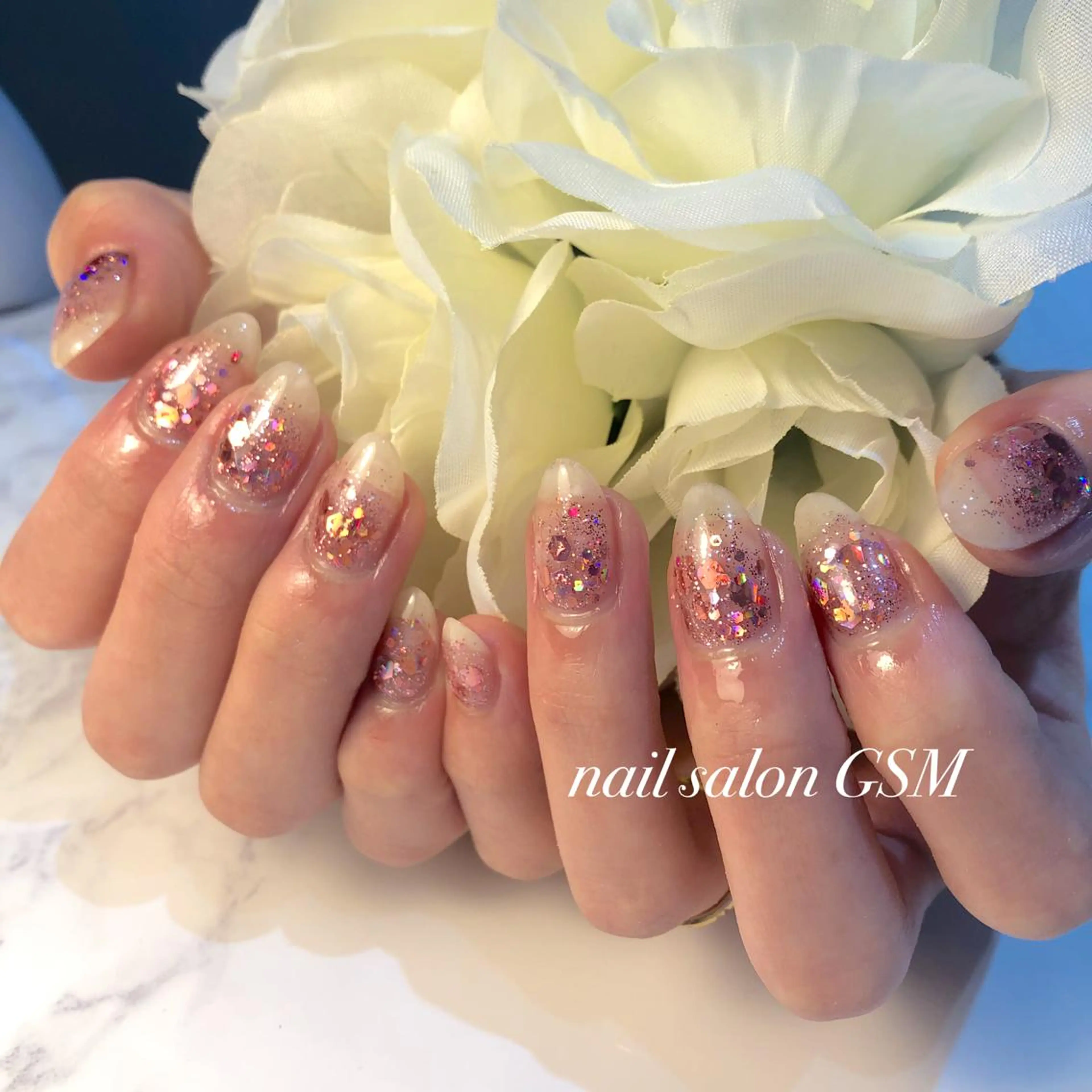 ネイル グラデーション ハンドネイル nail salon GSMのネイルデザイン