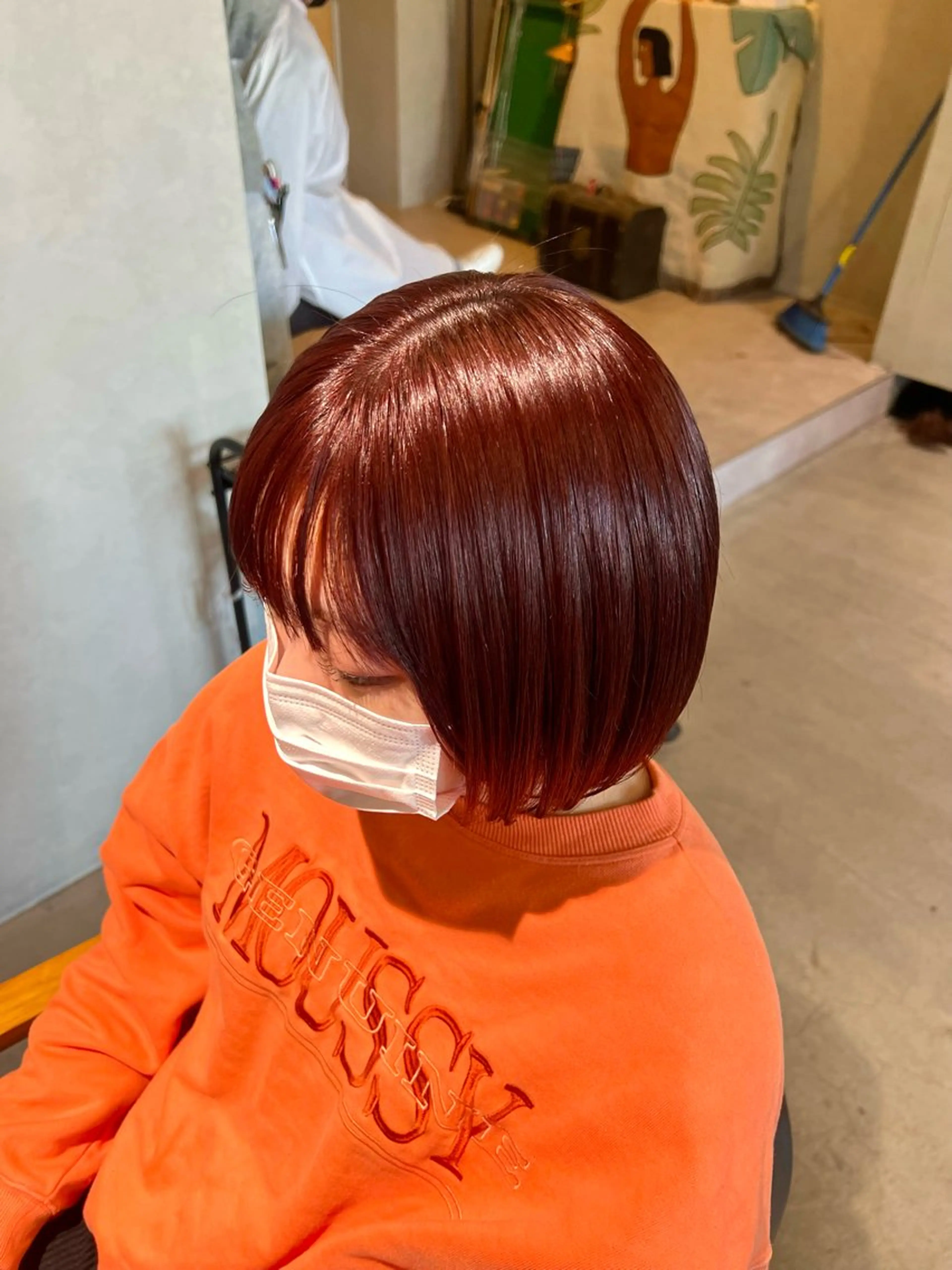 セミロング ヘアアレンジ morrow by suntown所属・💙AKANE ハイトーン特化💙のヘアスタイル