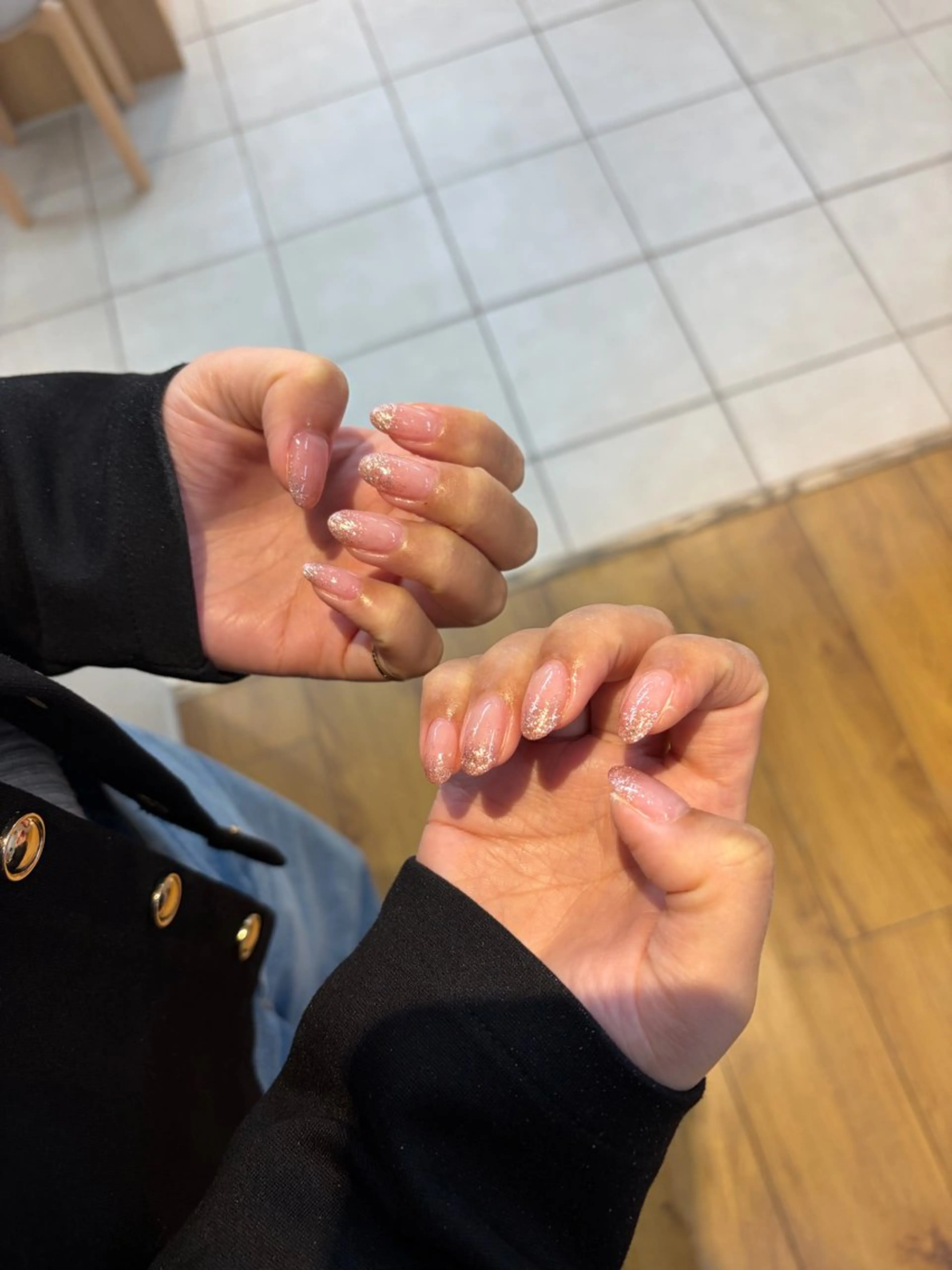 ネイル ラメ(グリッター) ラメグラデーション MANAMI TRIOS💅🏻のネイルデザイン