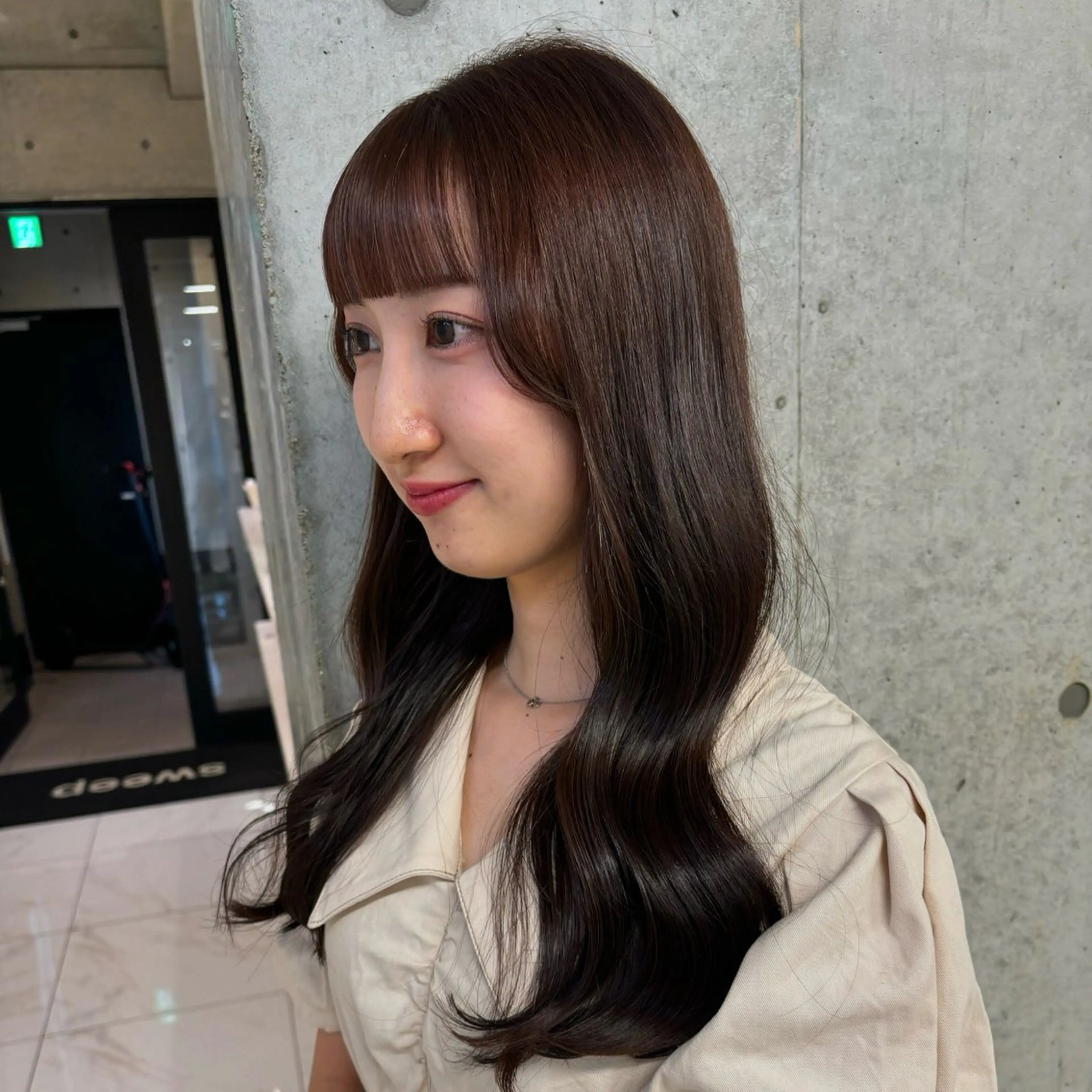 ロング カラー ブラウンカラー チョコレートブラウン ヘアカラー トリートメント Miyu🎀レイヤー ／透明感カラー🪽のヘアスタイル