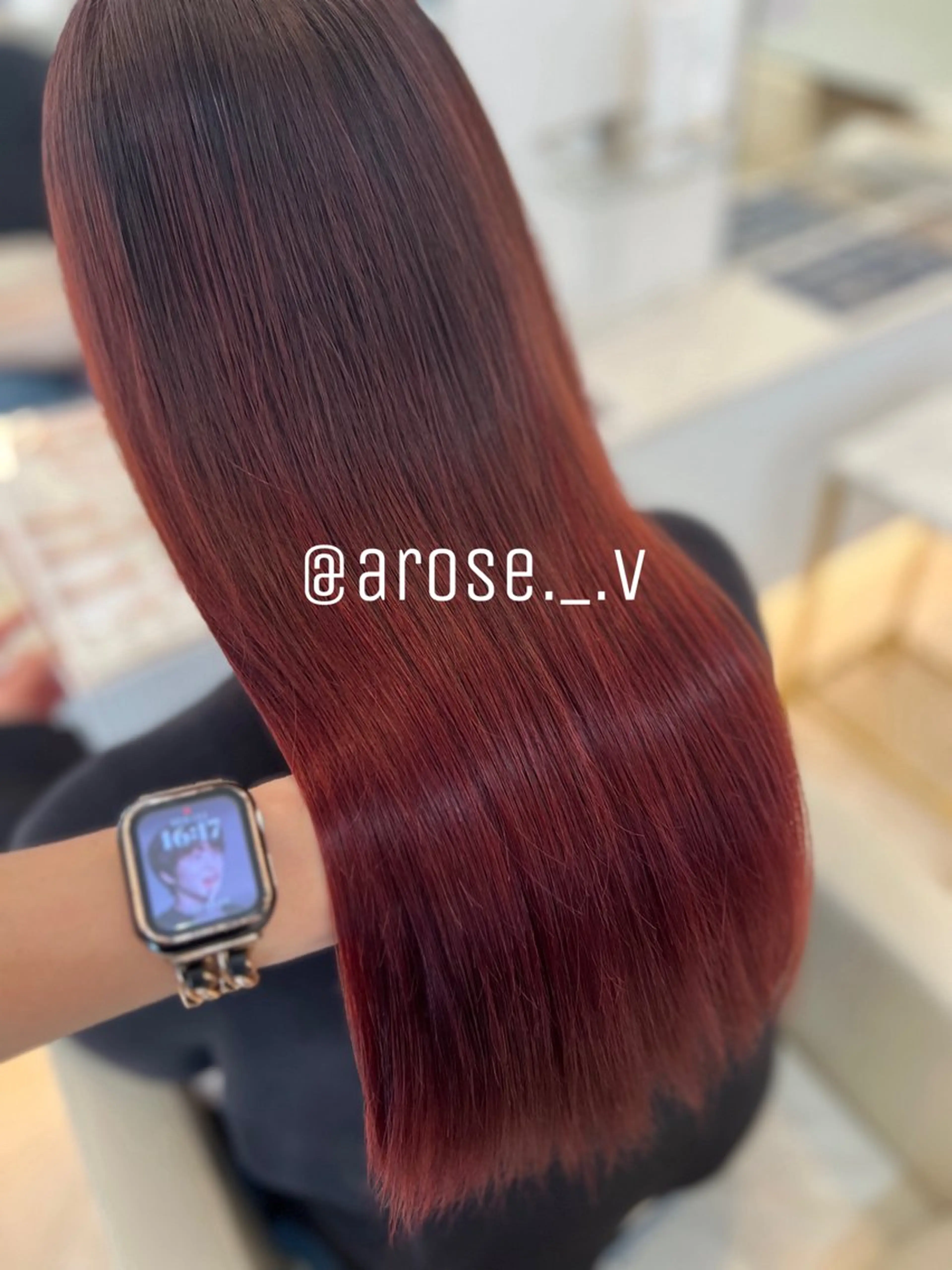 ワンカラー + 髪質改善の写真