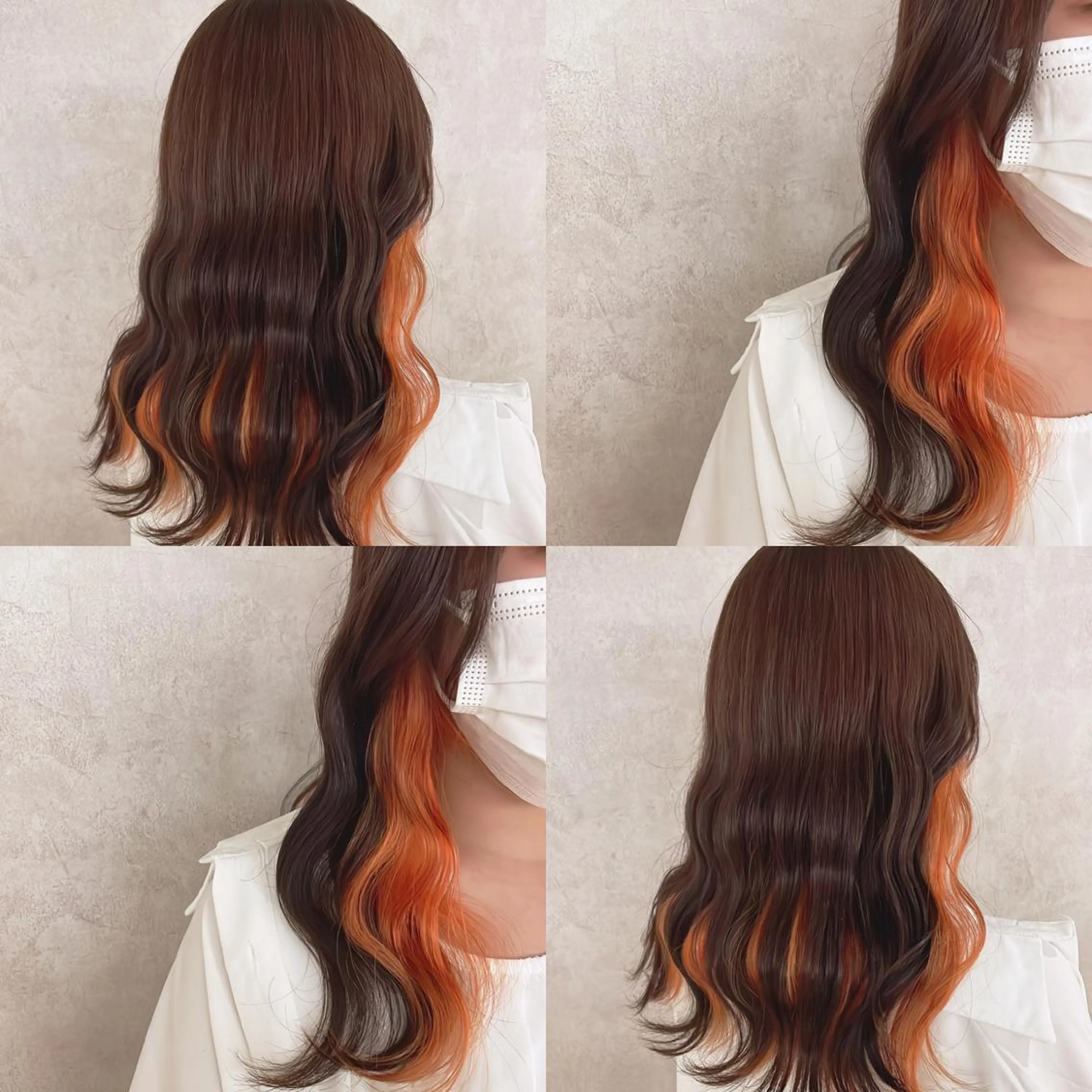 カラー ヘアカラー トリートメント 渋谷:インナーカラー ／🍒エリカ🍒のヘアスタイル