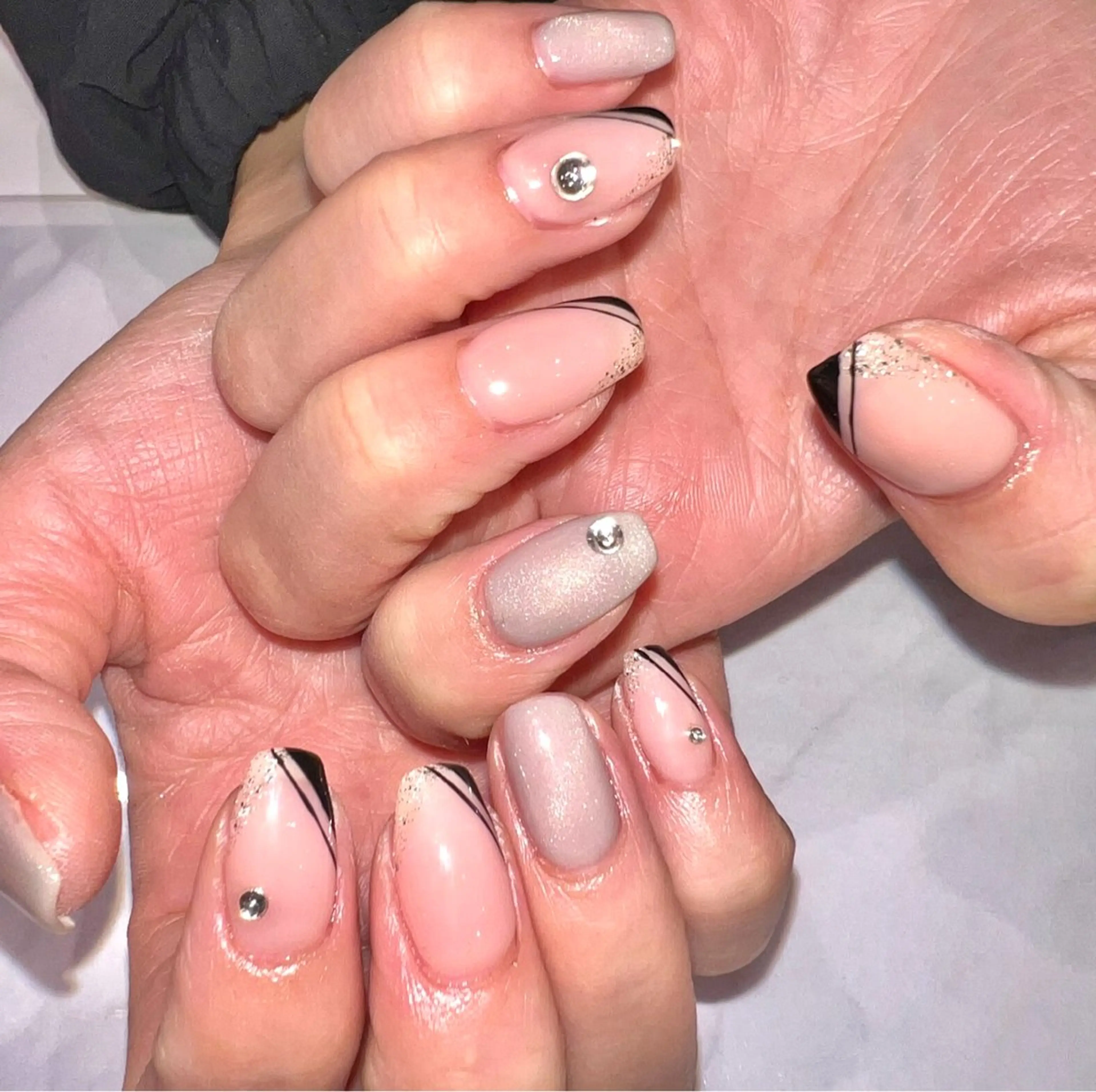 ネイル ハンドネイル AURORA eyelash&nail salon アメ村店所属・🌏AURORA | RiRi🪐のネイルデザイン