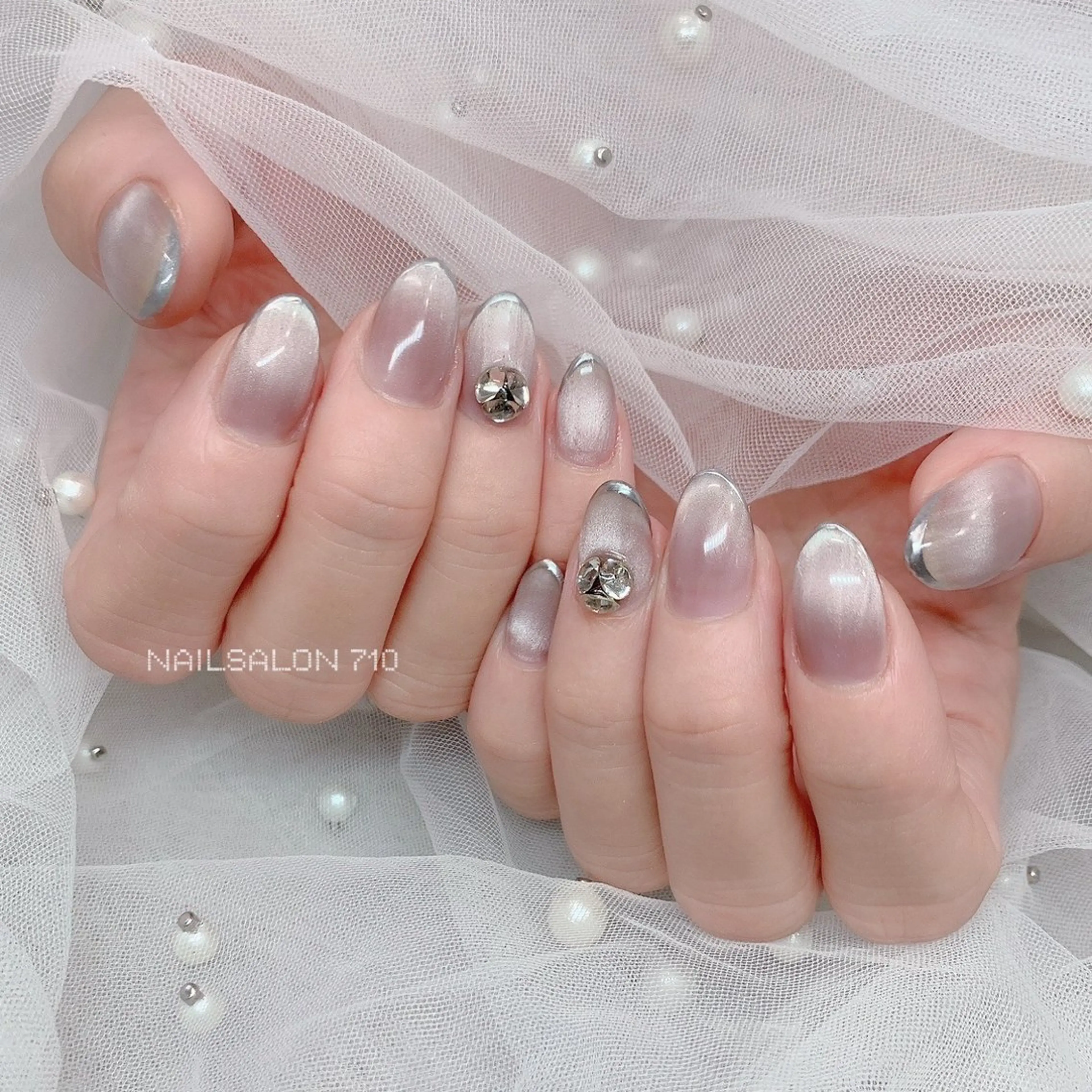 ネイル マグネットネイル ハンドネイル フットネイル ナナイチゼロ I.Naoのネイルデザイン