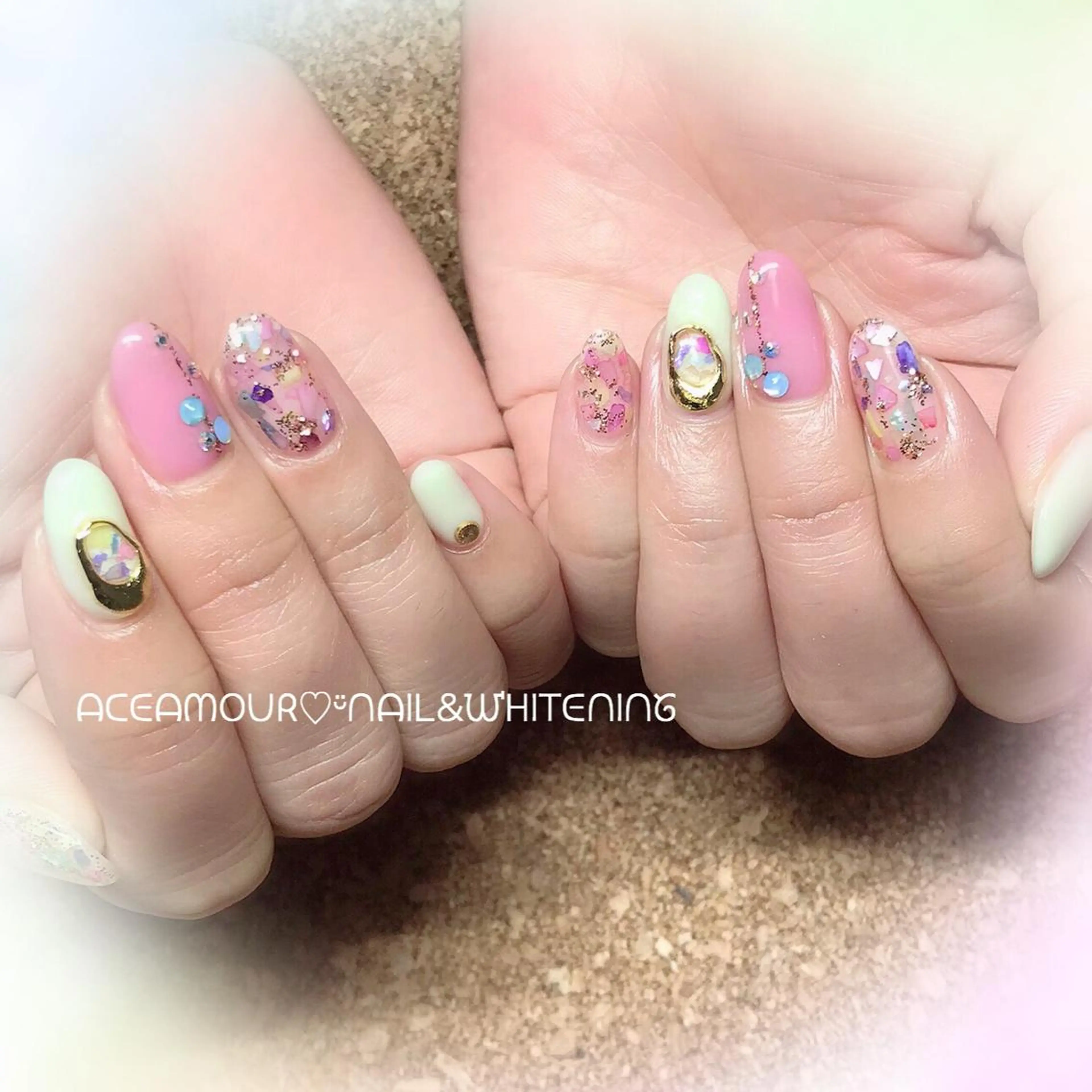 ネイル ネイル/耳つぼ /新ホワイトニングのネイルデザイン