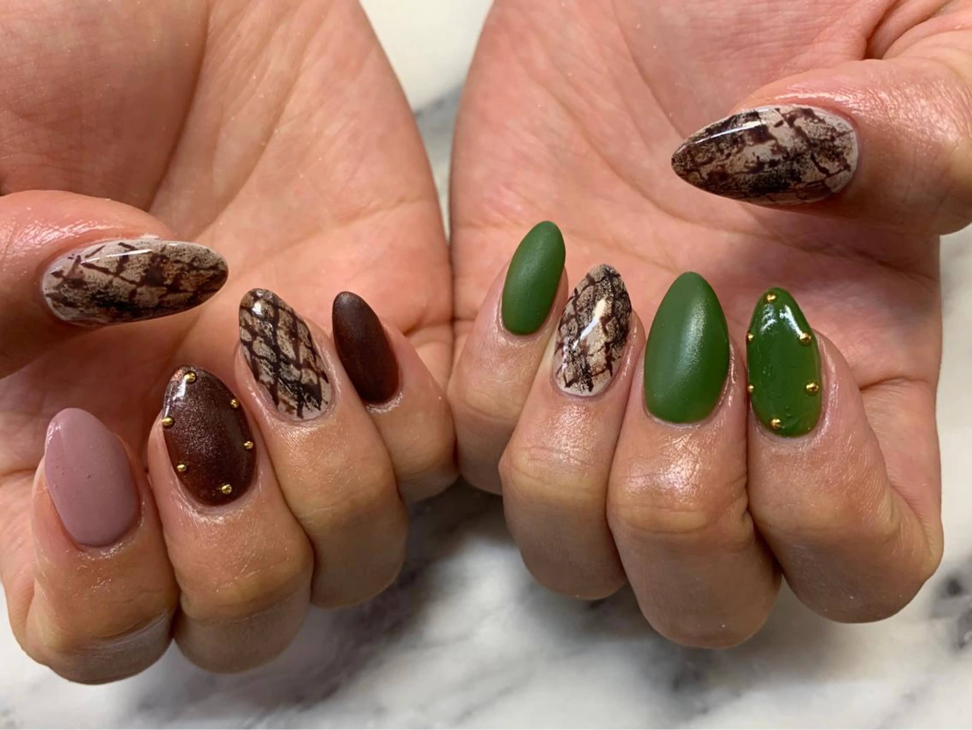 ネイル 持ち込み 鈴木 なつきのネイルデザイン