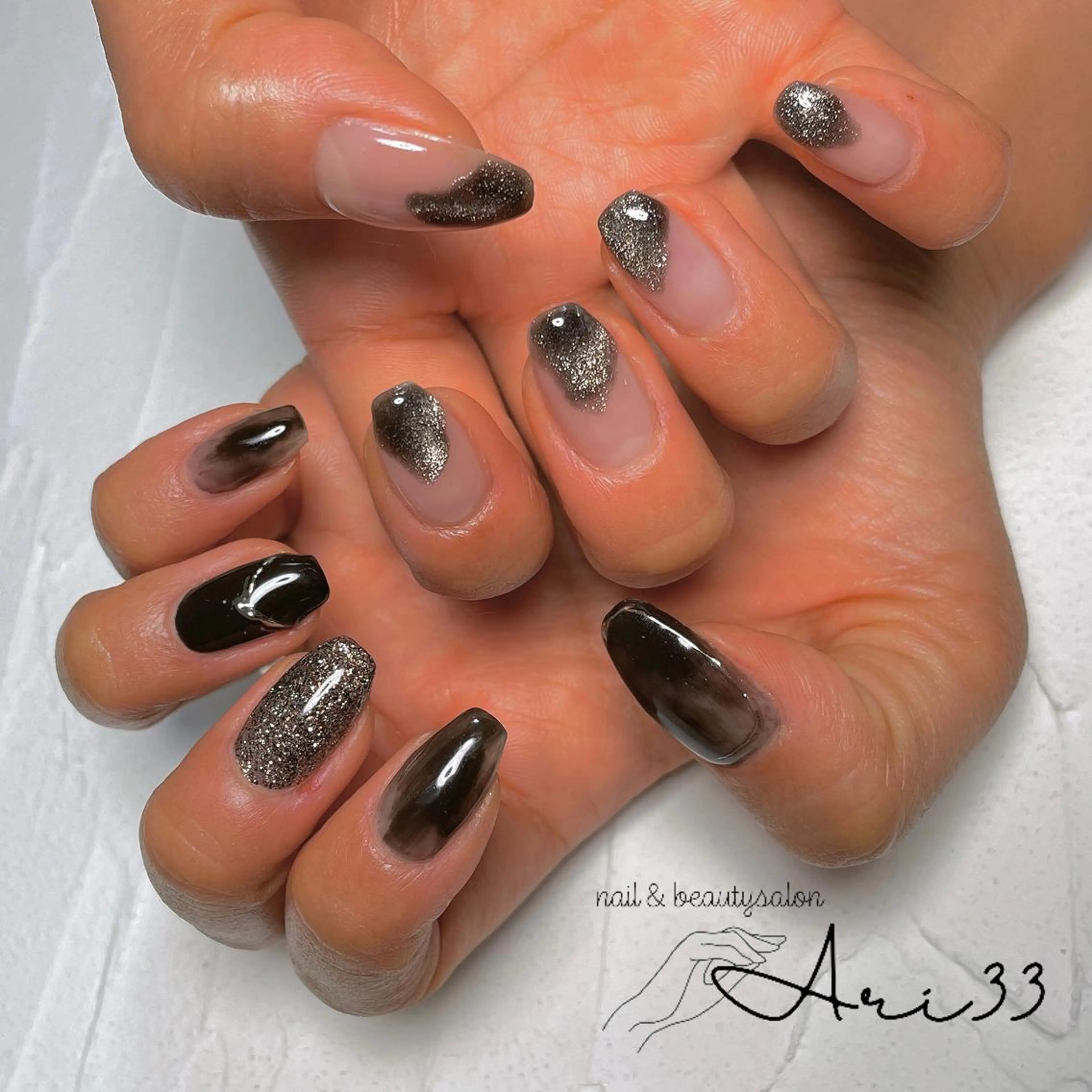 ネイル ハンドネイル プライベートサロン Ari33nailのネイルデザイン