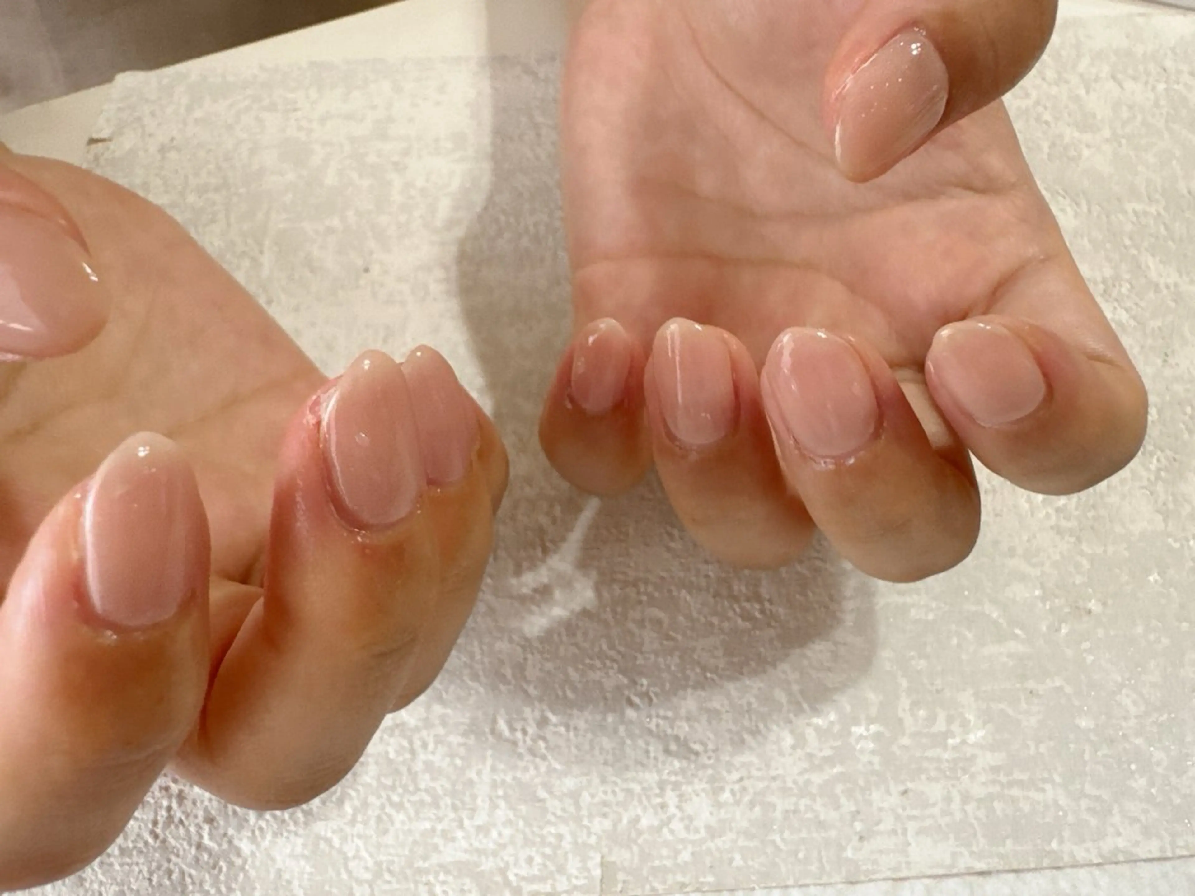 ネイル フットネイル ジェルネイル ワンカラーネイル パラジェル 春ネイル kikinail 溝の口のネイルデザイン