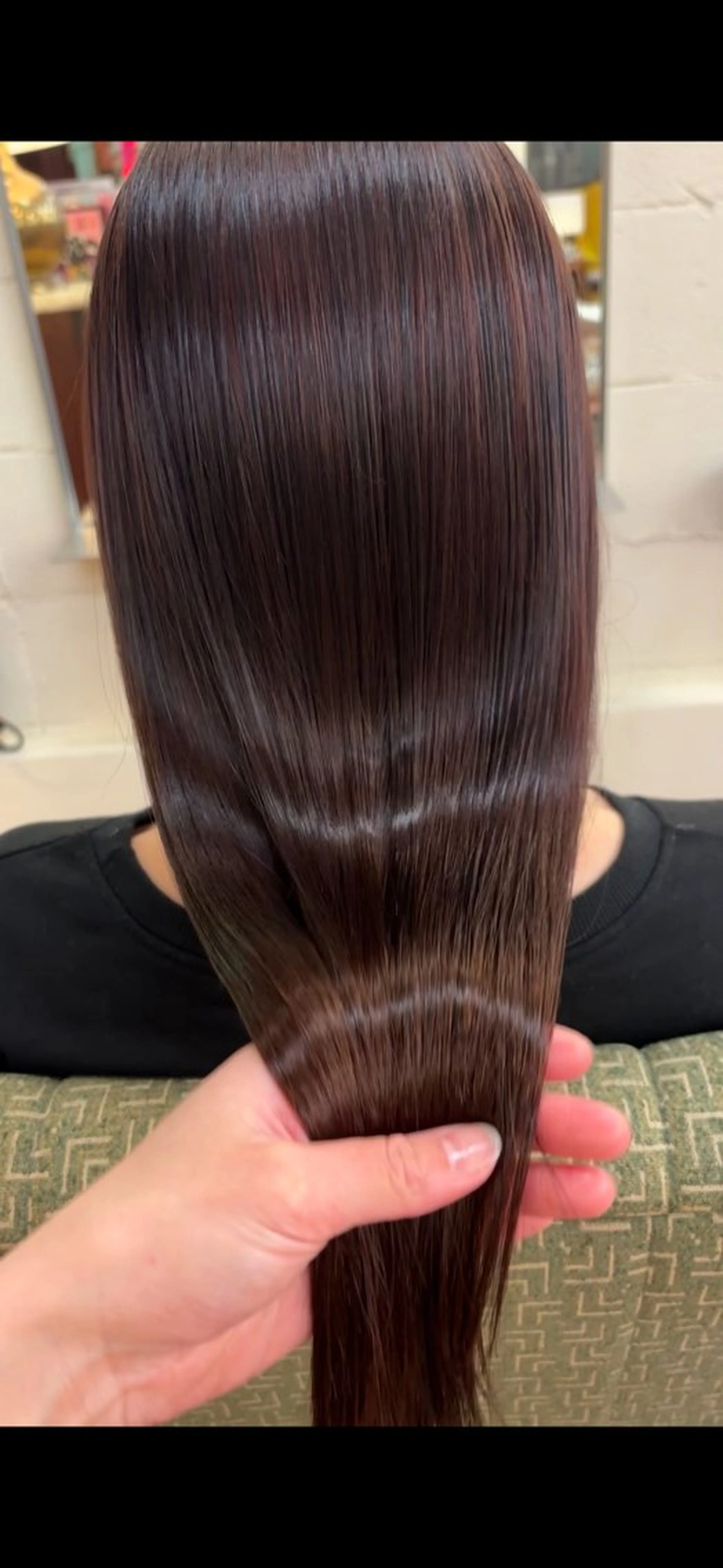 ロング パーマ 酸性ストレート/ yukinaのヘアスタイル