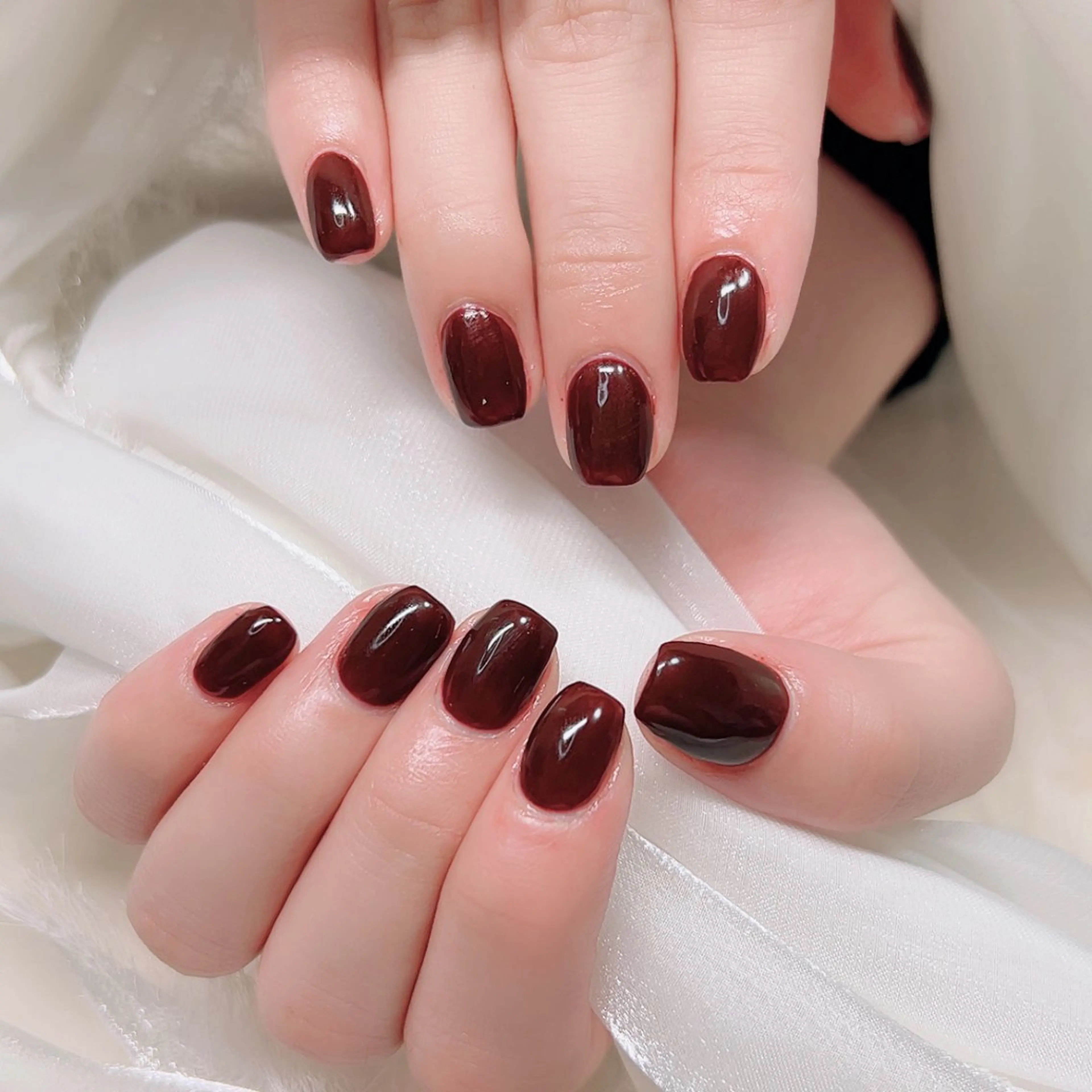 ネイル ラメ(グリッター) ラメグラデーション バレンタイン Cute Tips nailのネイルデザイン