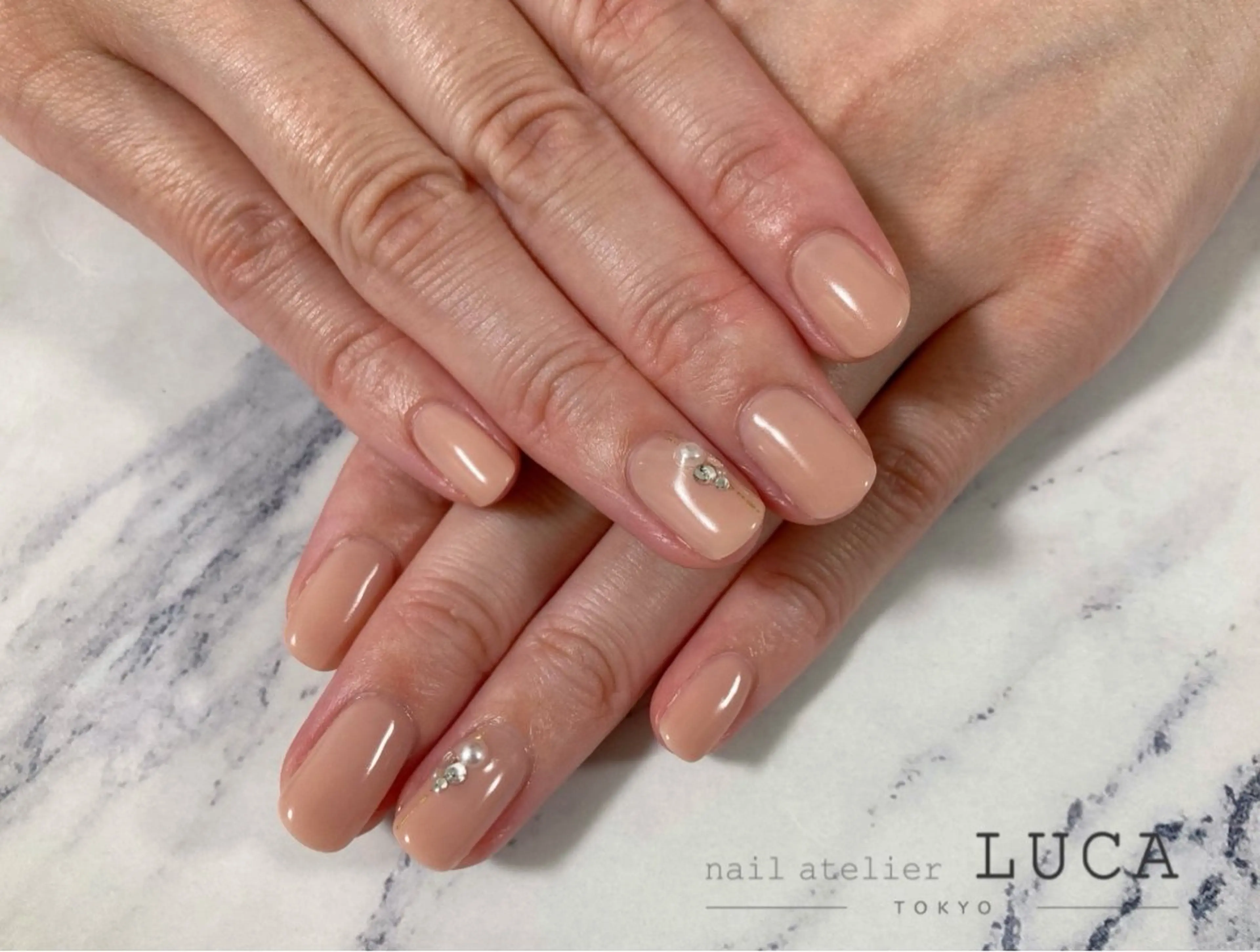 ネイル フレンチネイル ジェルネイル パラジェル ネイルアトリエルカ 米原のネイルデザイン