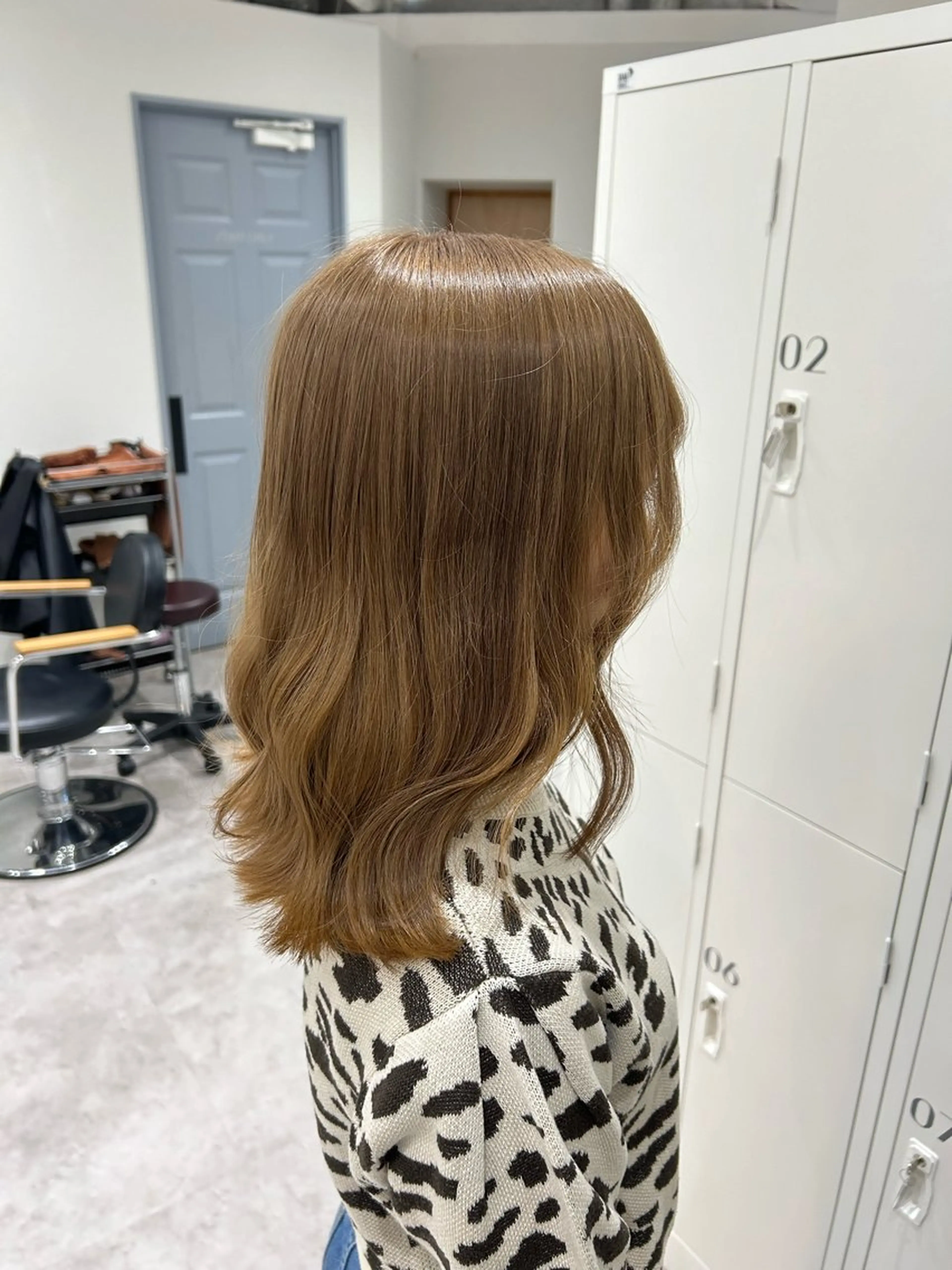 ミディアム カラー ヘアアレンジ ブリーチ ヘアカラー ボブ /ニュアンス/ satomi🧸💖のヘアスタイル