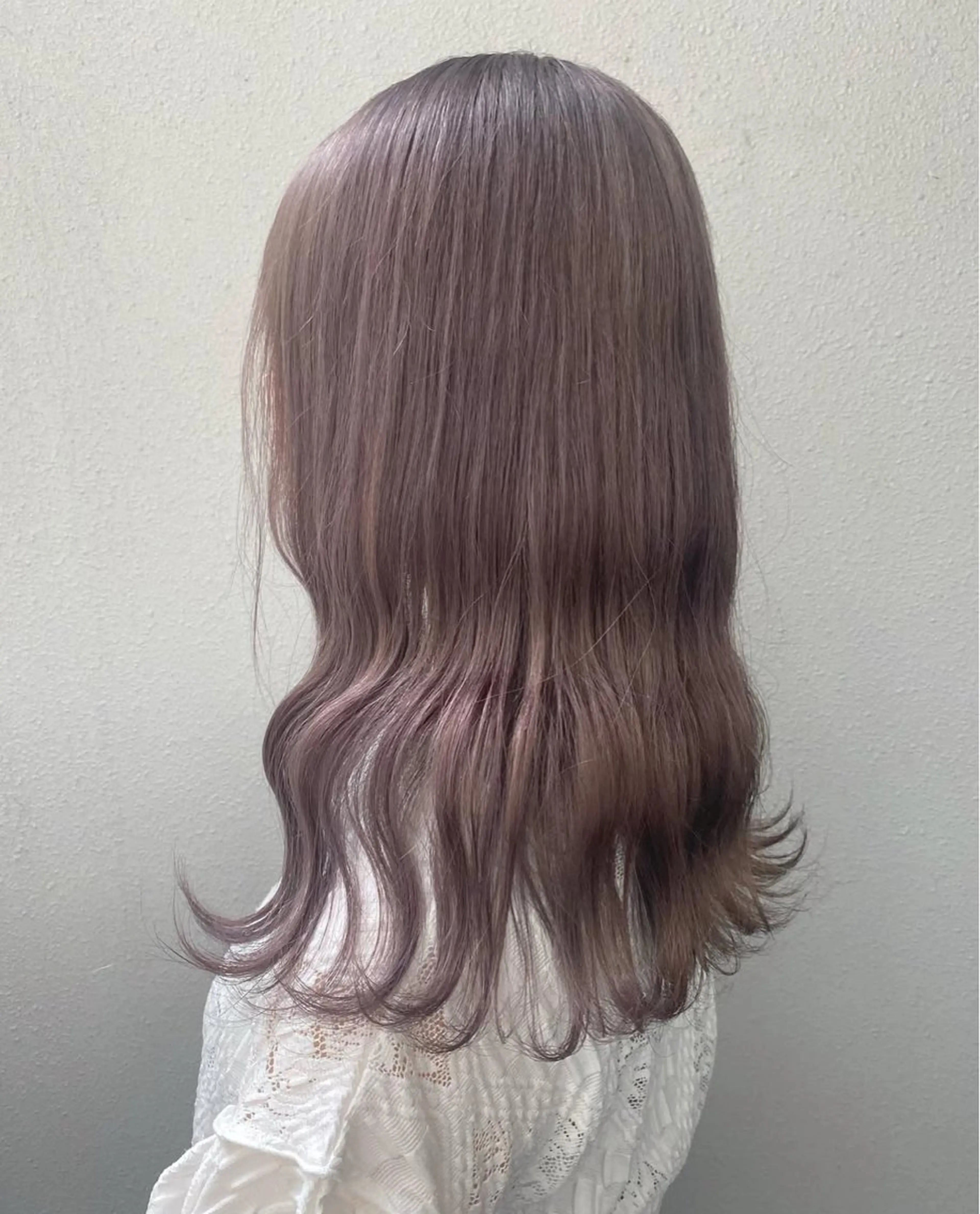 ロング カラー ベージュカラー ラベンダーカラー ラベンダーベージュ ヘアカラー ブレンバイドット所属・ニュアンスカラー/ 🫧レミ(坊主)のヘアスタイル