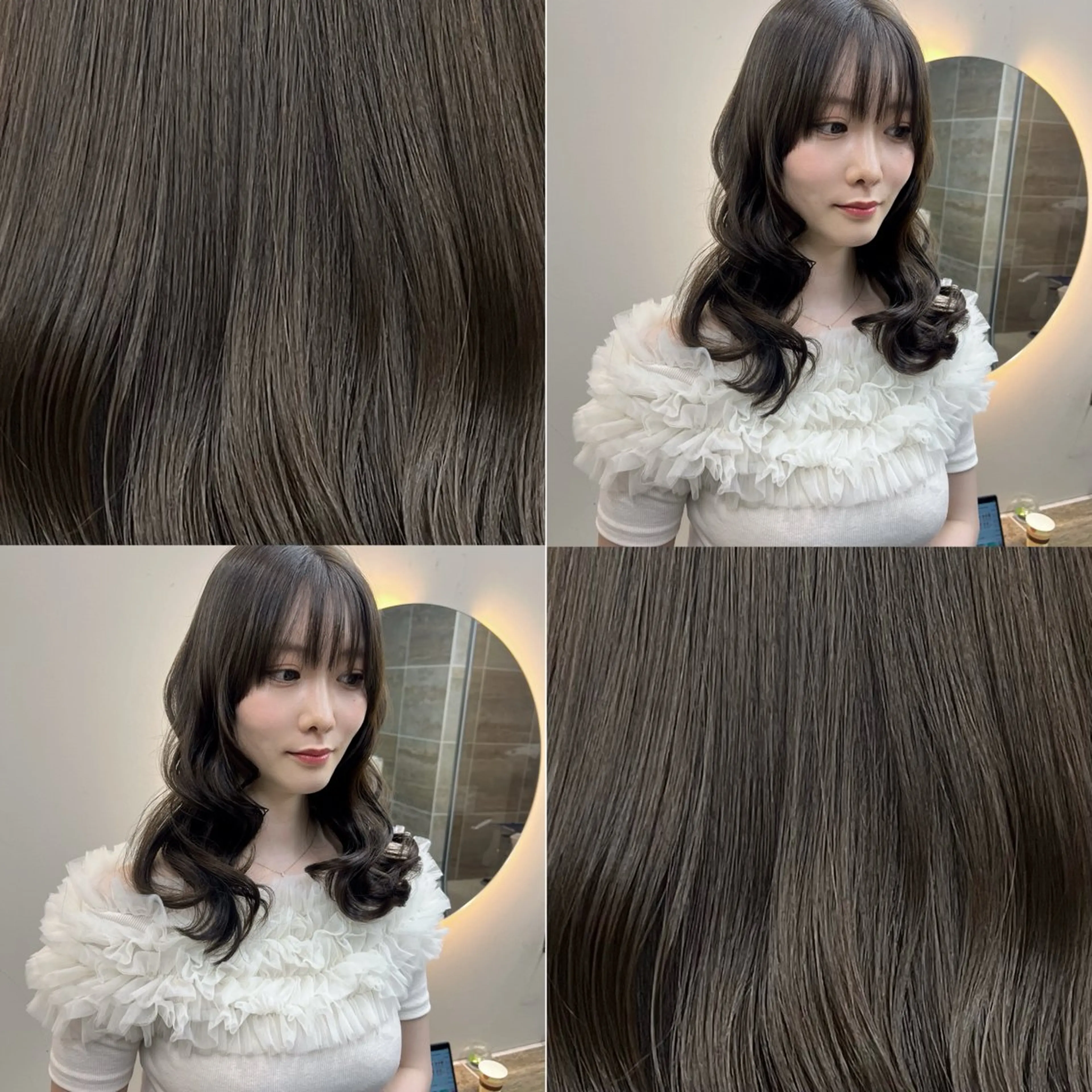 セミロング カラー カット ヘアカラー L’me  TOKYO by youres所属・《柔らかhair𓍯 》木村美姫のヘアスタイル