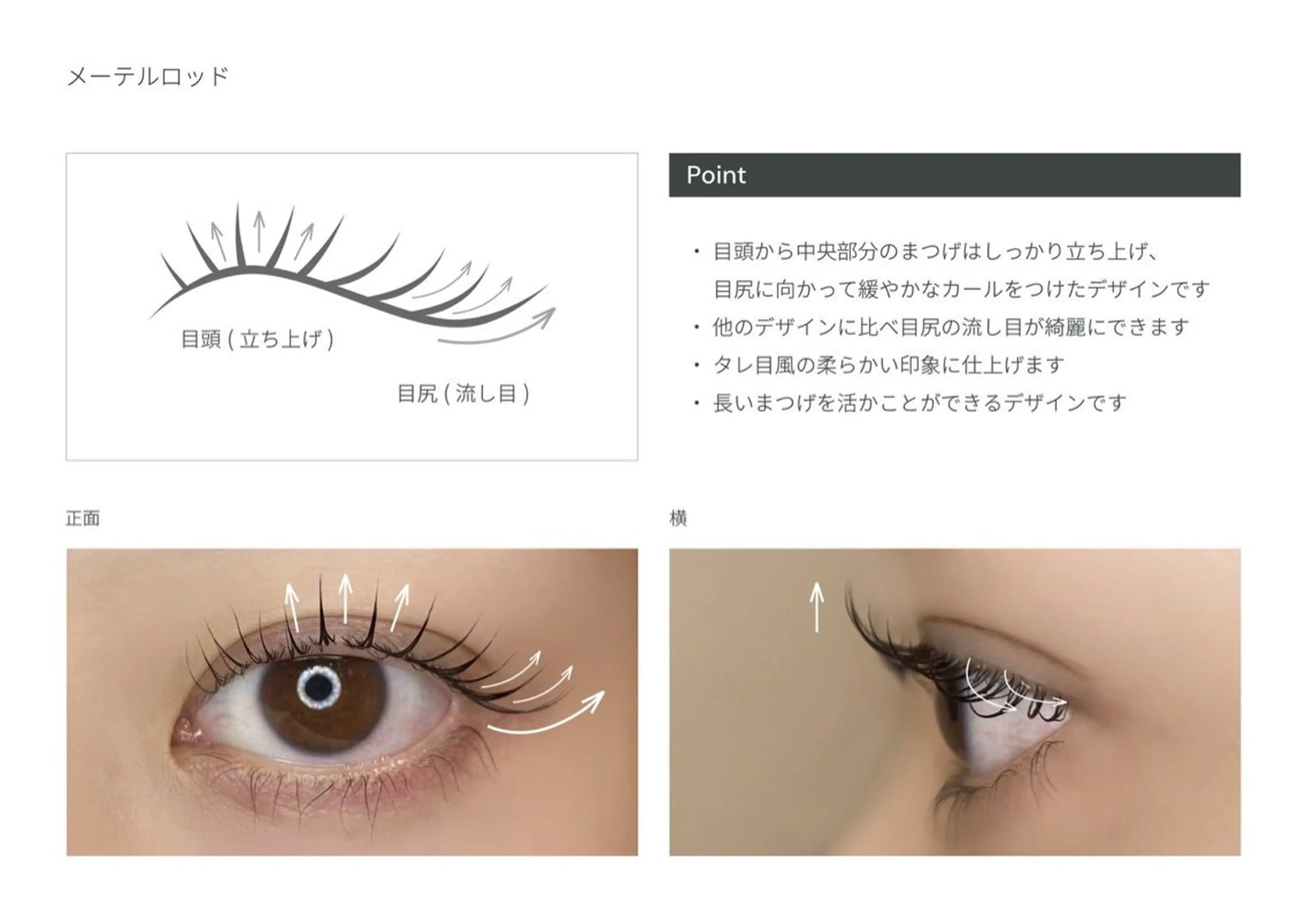 マツエク・マツパ YAMAGUCHI CHIHIROのマツエク・マツパデザイン