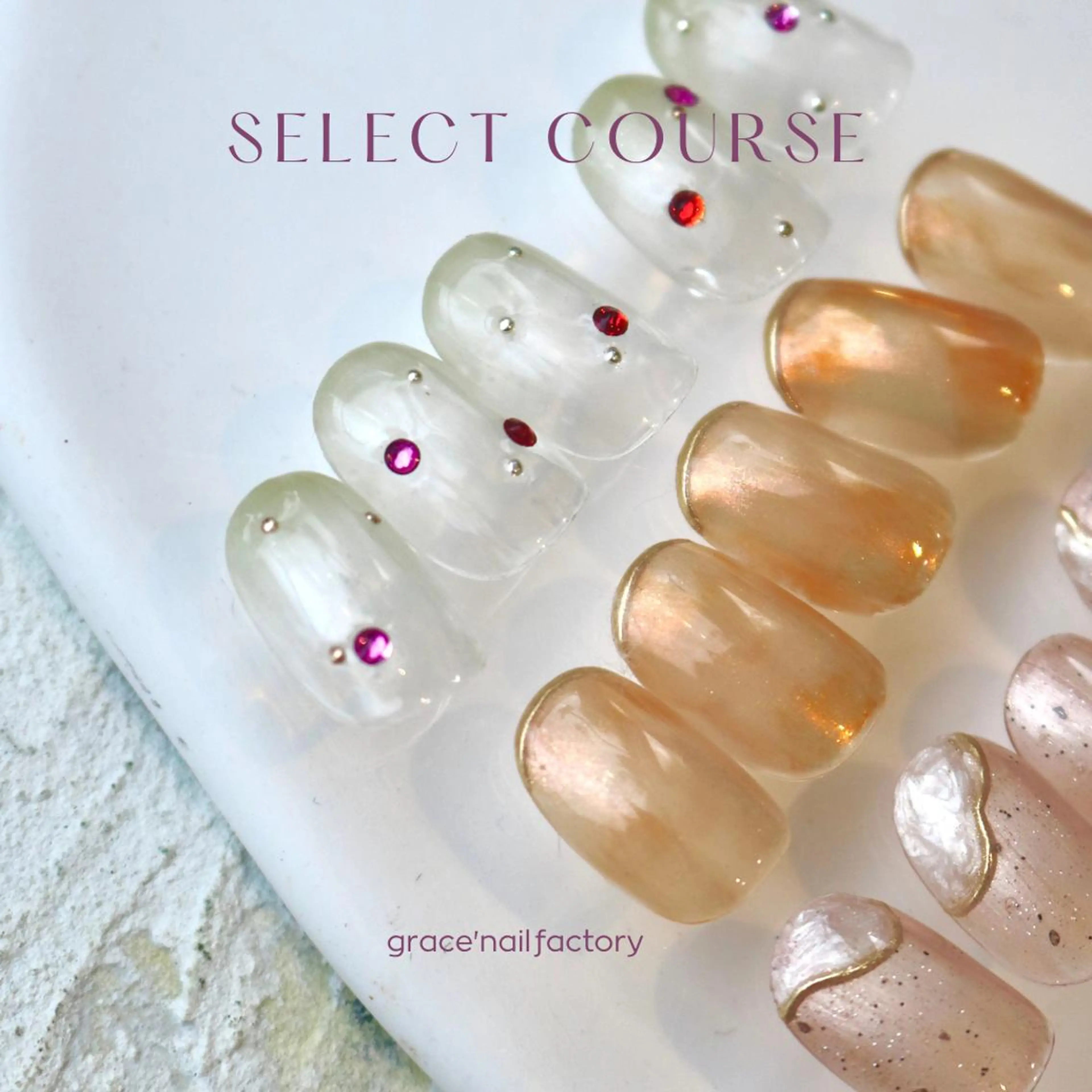 ネイル 大阪/堀江ニュアンス NANAのネイルデザイン