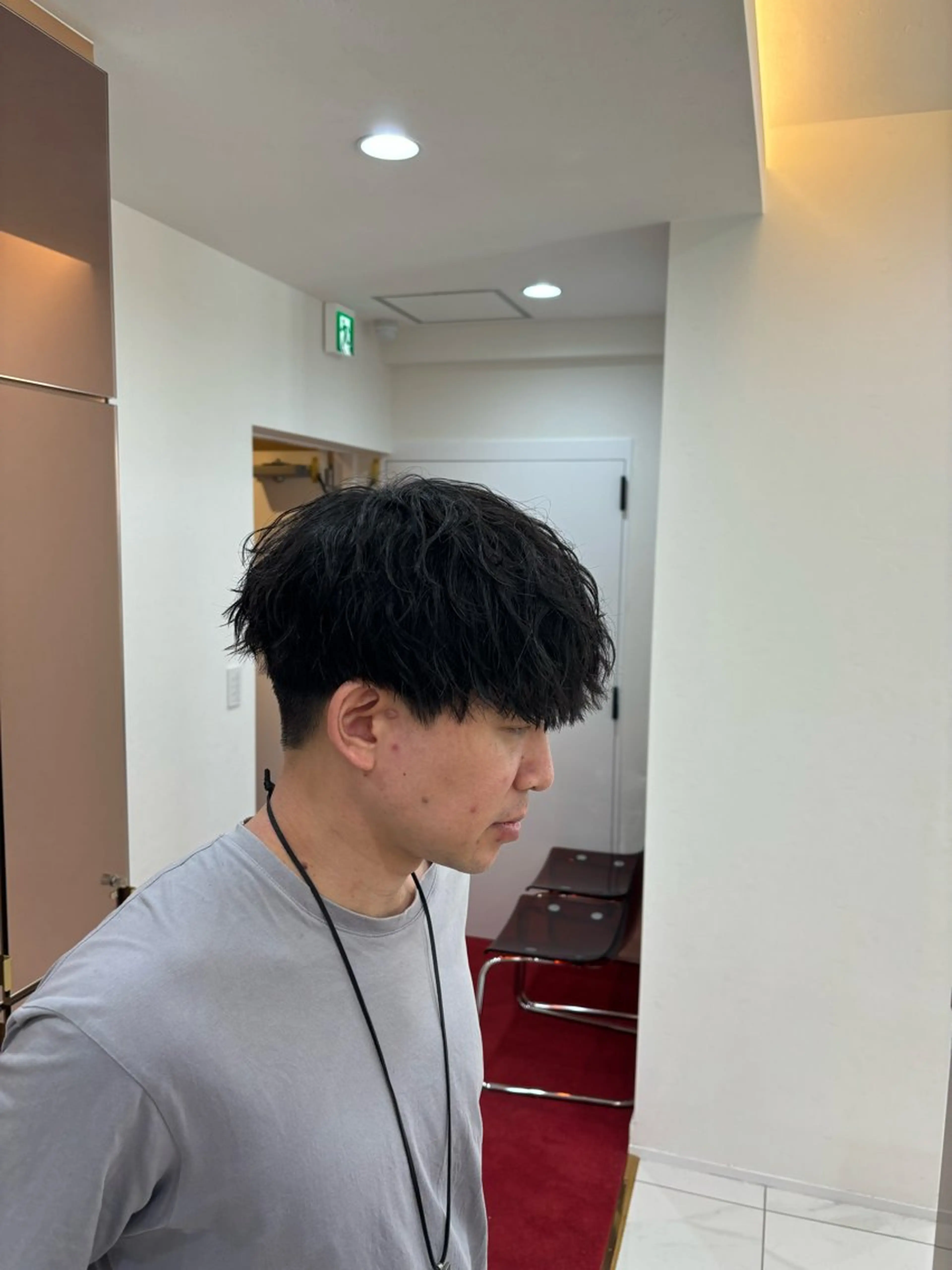 パーマ メンズ メンズパーマ メンズパーマ/ メンズカット/仙田旭のヘアスタイル