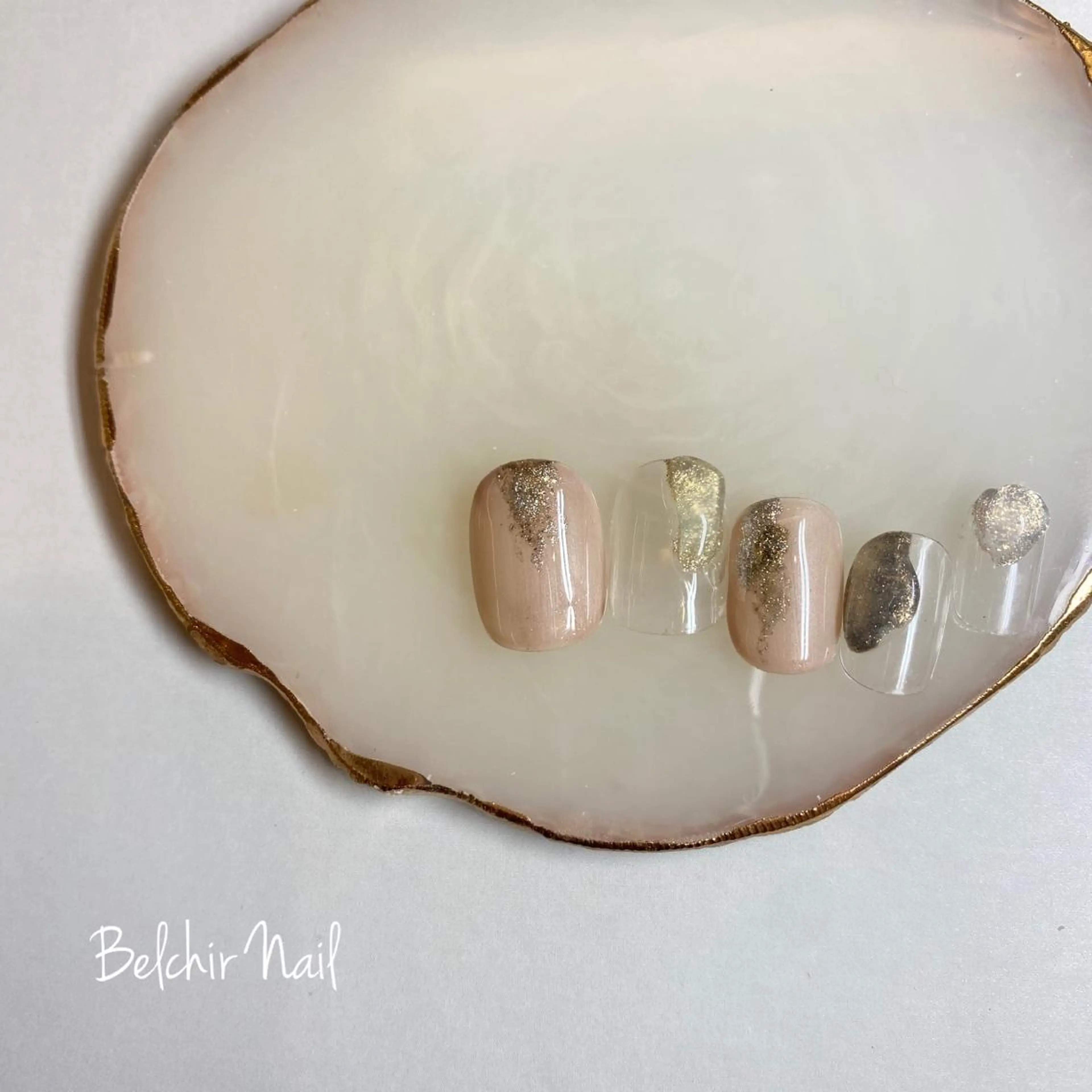 ネイル ぷっくりネイル フリーランス¨̮⃝ ネイリストOKADAのネイルデザイン