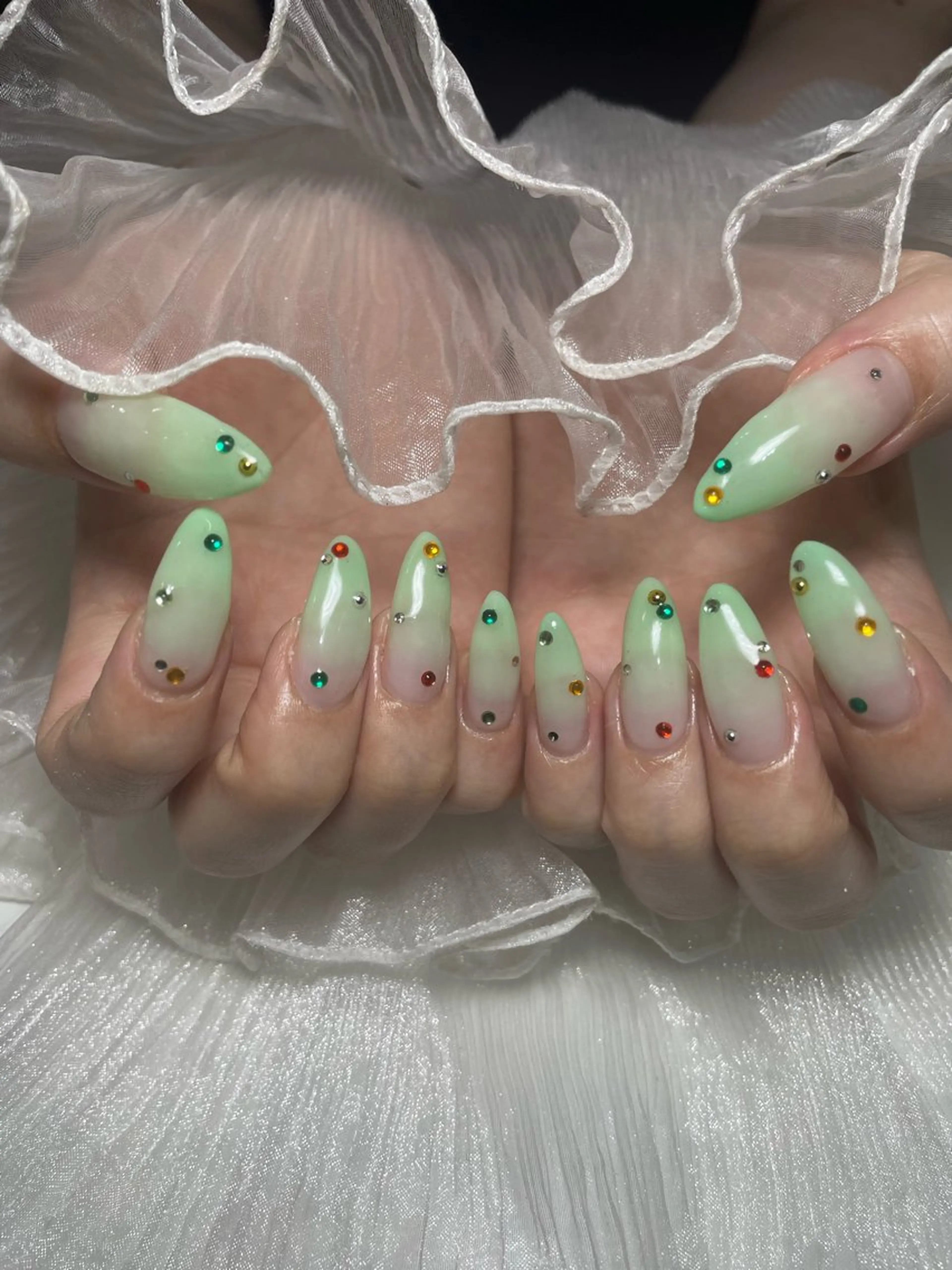 ネイル ‪るか/‪透明感 カラー/アレンジのヘアスタイル