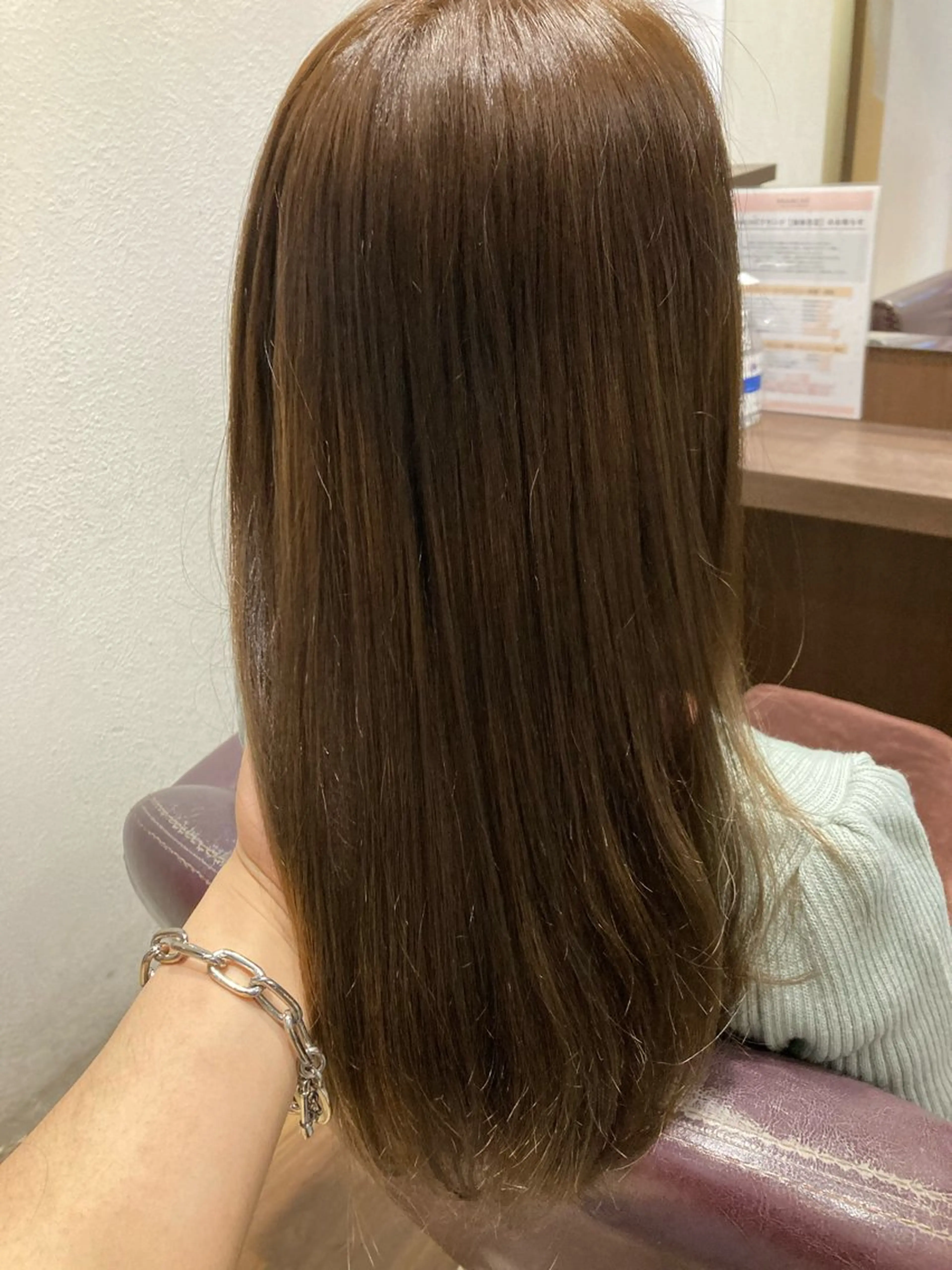セミロング 髪質改善 松崎 崇のヘアスタイル