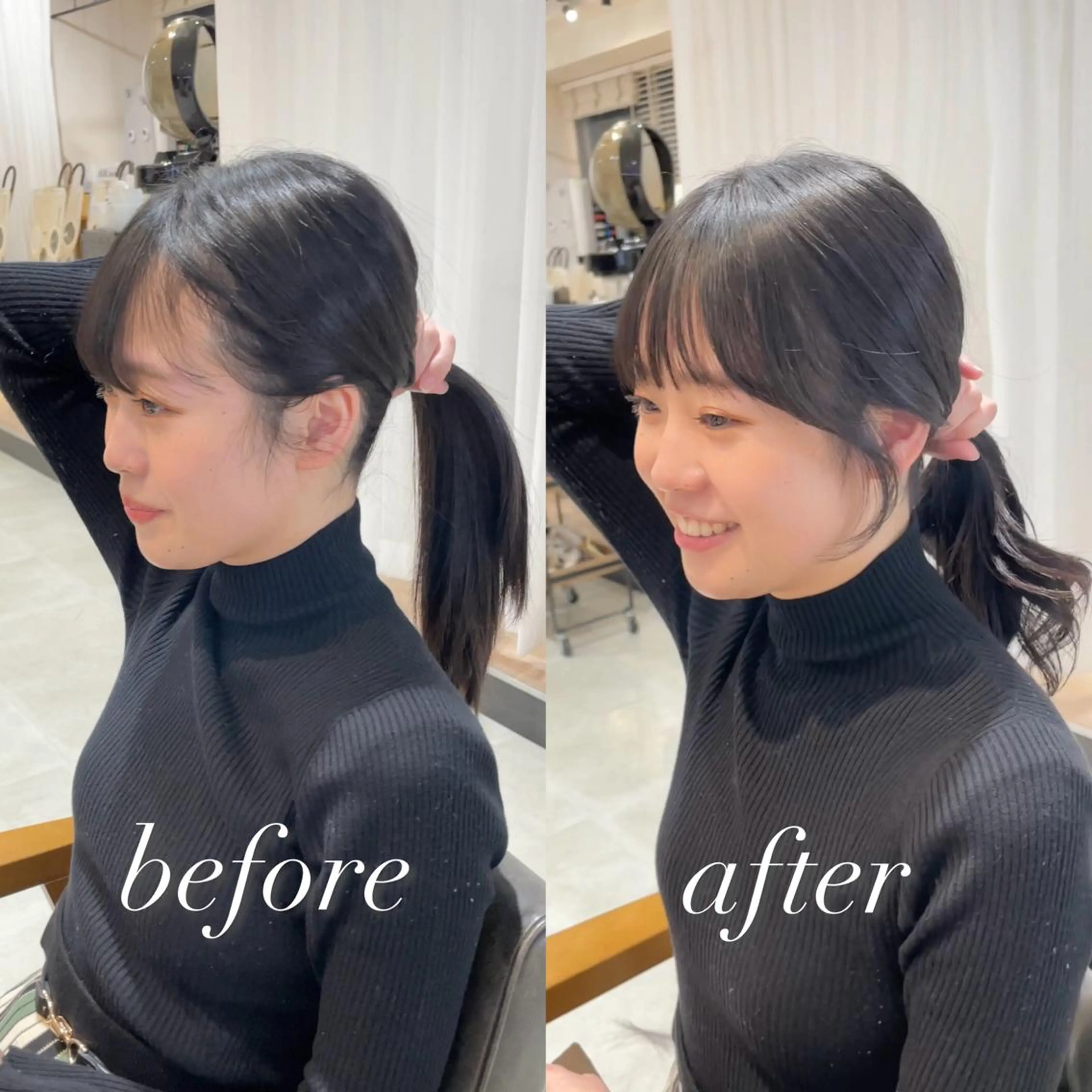 ミディアム VIEW BLUE所属・レイヤー/顔まわり /亀戸錦糸町/なつきのヘアスタイル