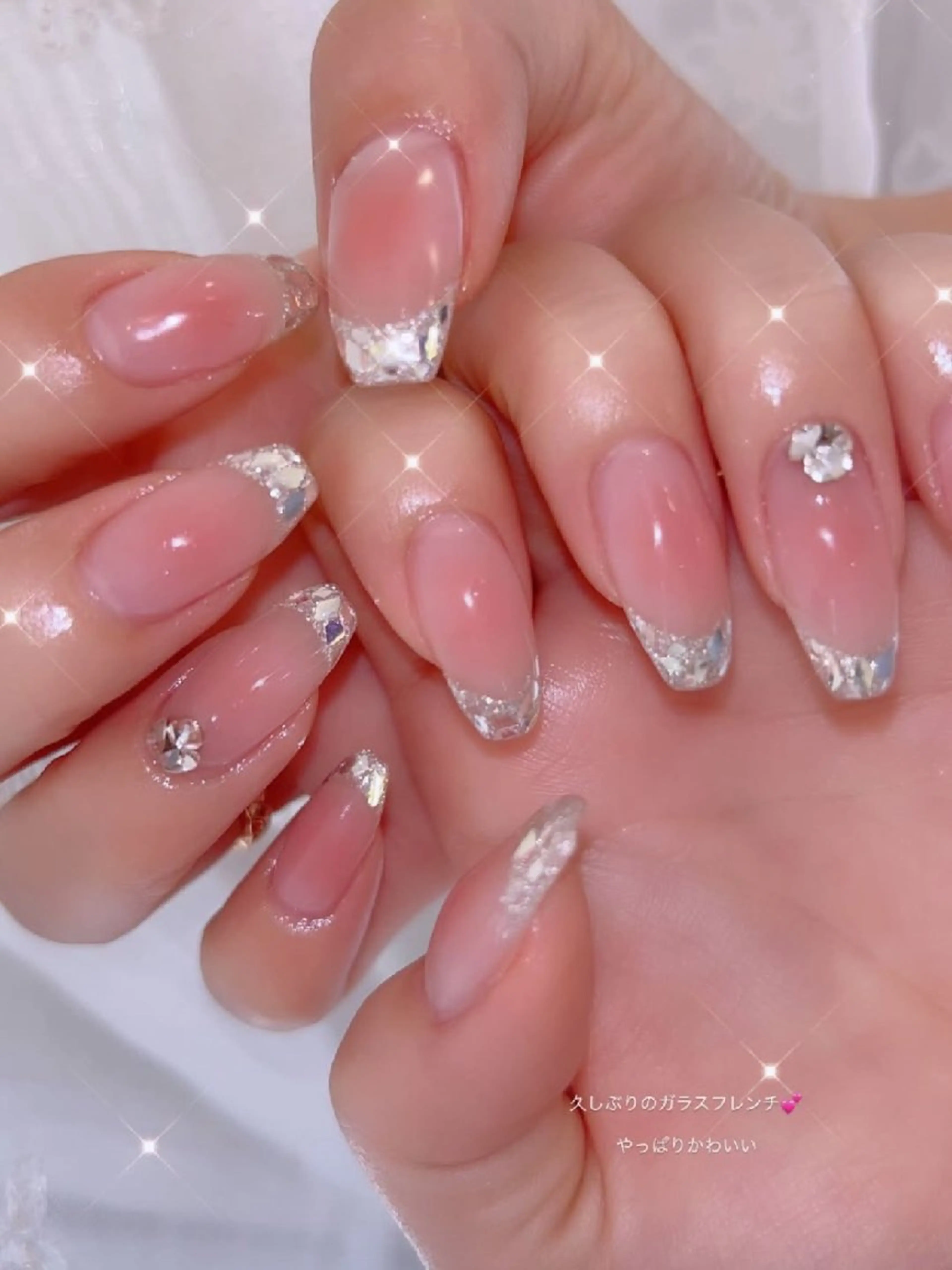 ネイル 長さ出し ジェルネイル 韓国ネイル マグネットネイル ニュアンスネイル ハンドネイル I LOVE ME NAIL.。.:*♡のネイルデザイン