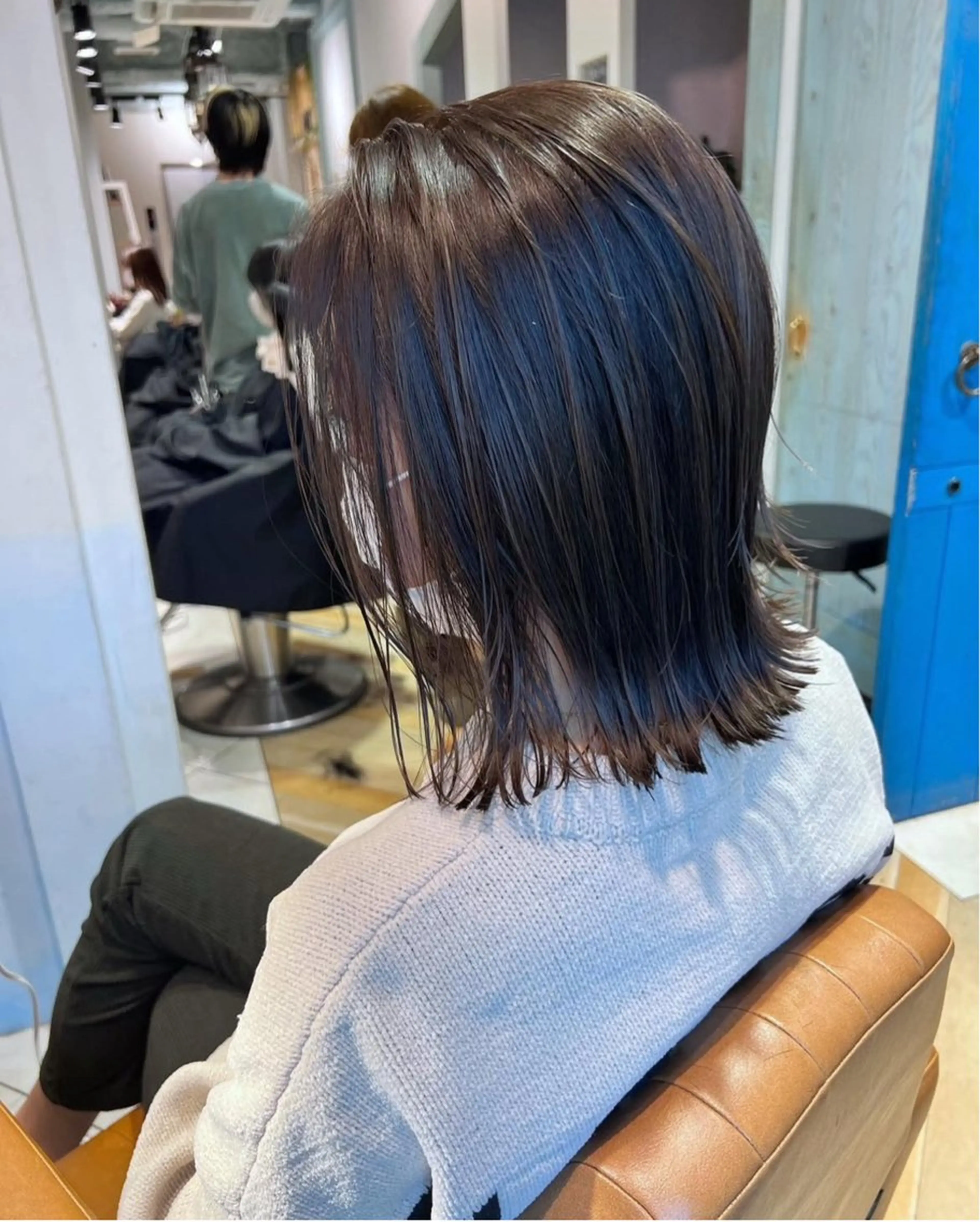 【🤍ダメージ最小限🤍】カット+ブリーチなしの痛ませない透明感ダブルカラー＋1step髪質改善✨の写真